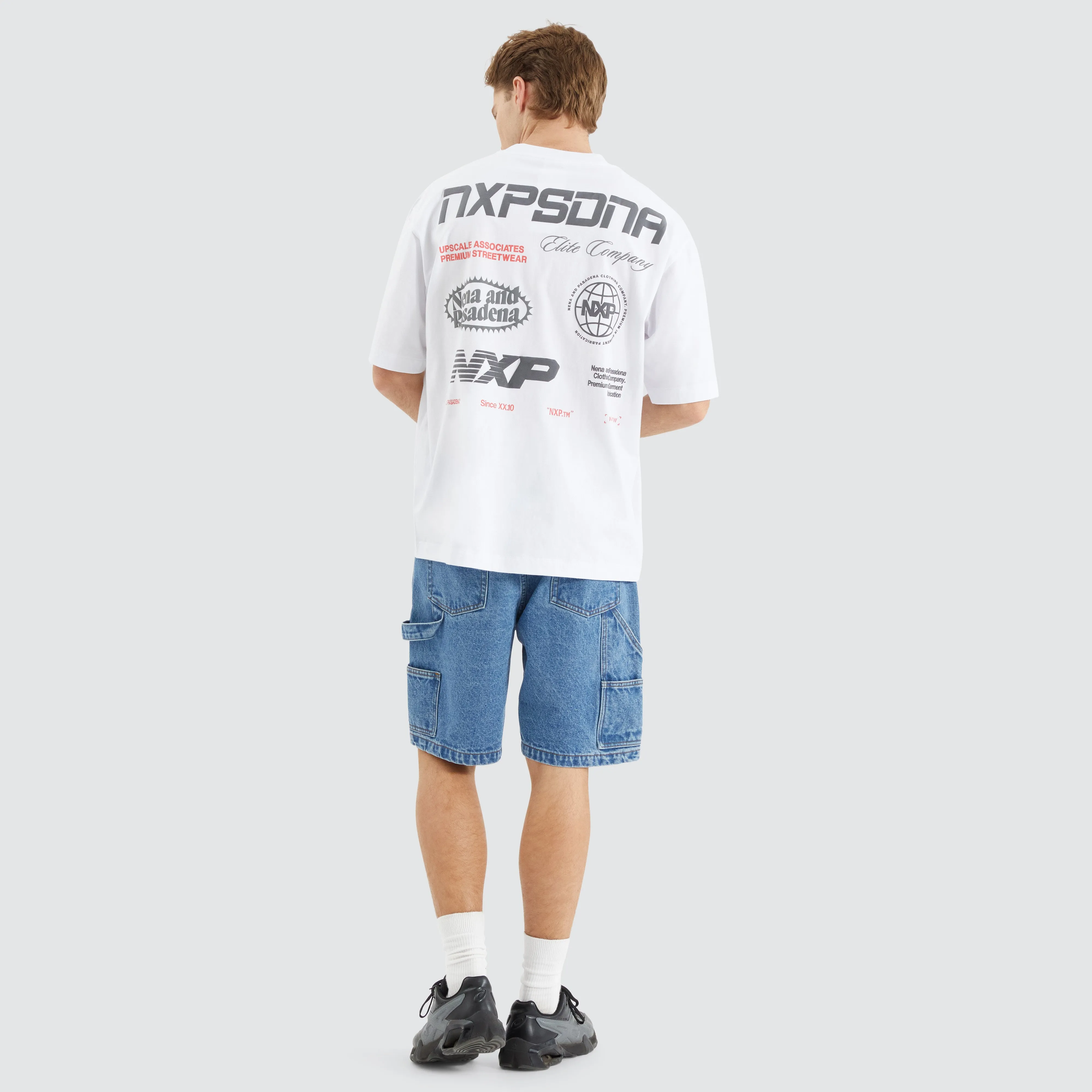 Agile Oversized Tee Optical White sold by Nena and Pasadena product image thumbnail 5