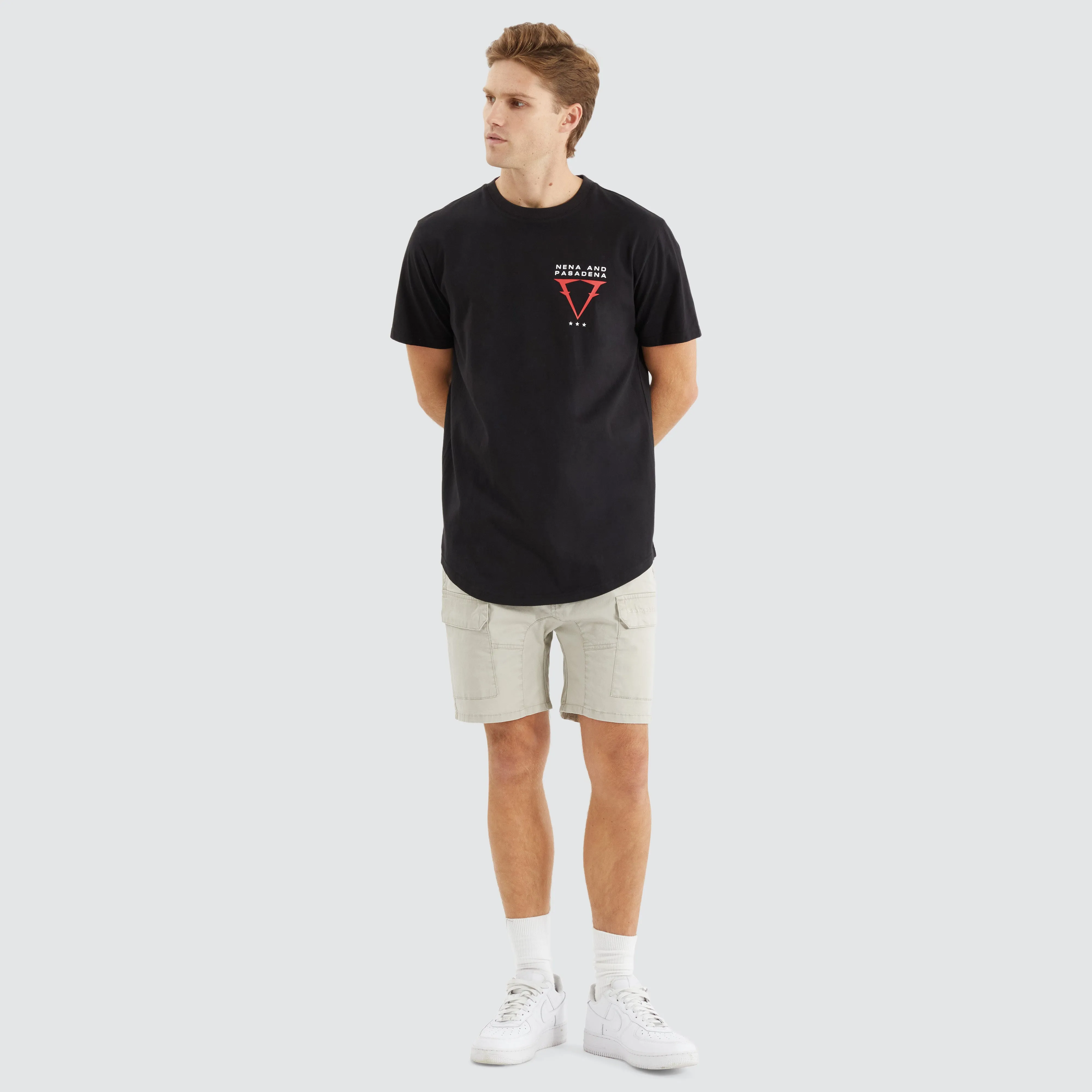 Data Dual Curved Tee Jet Black sold by Nena and Pasadena product image thumbnail 4