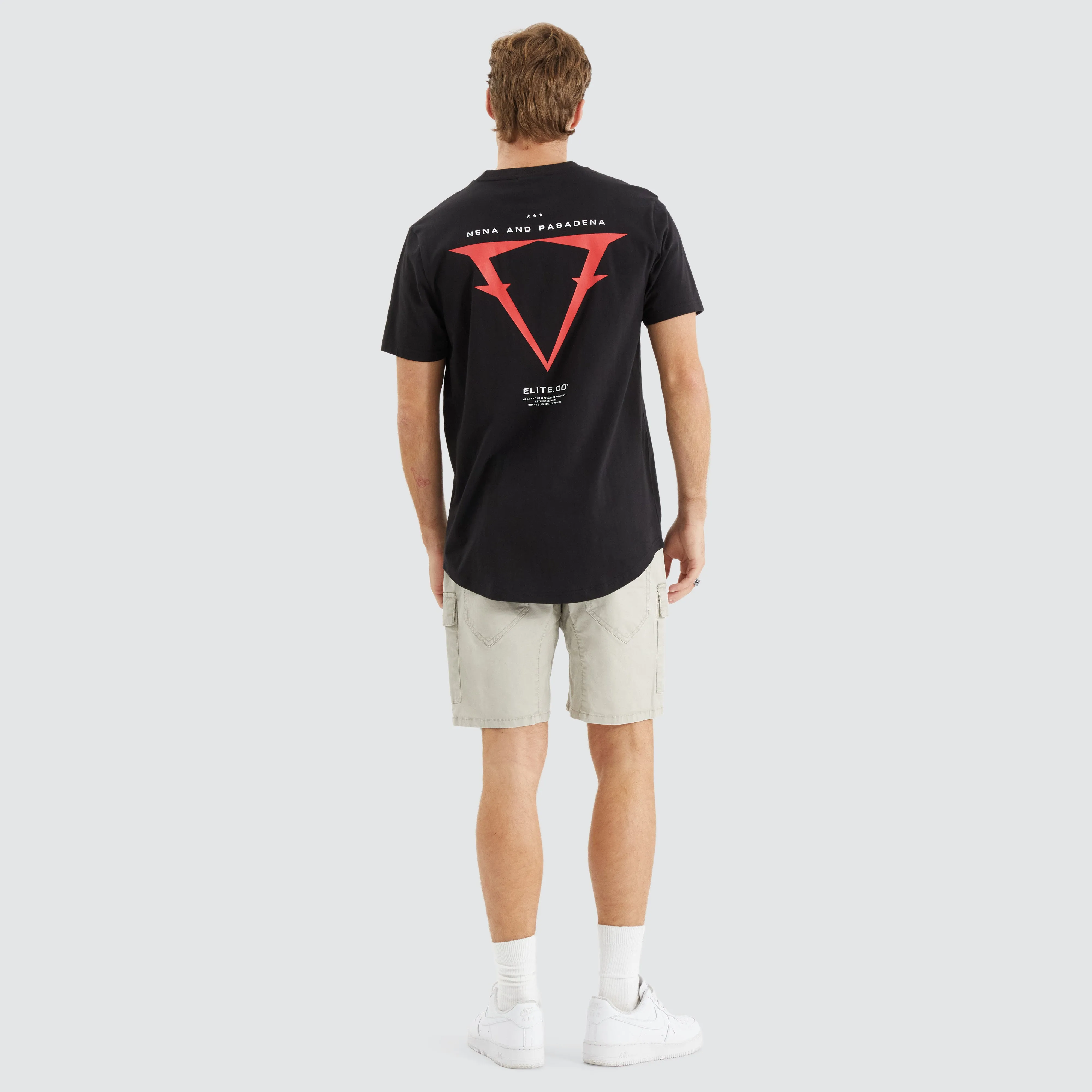 Data Dual Curved Tee Jet Black sold by Nena and Pasadena product image thumbnail 5