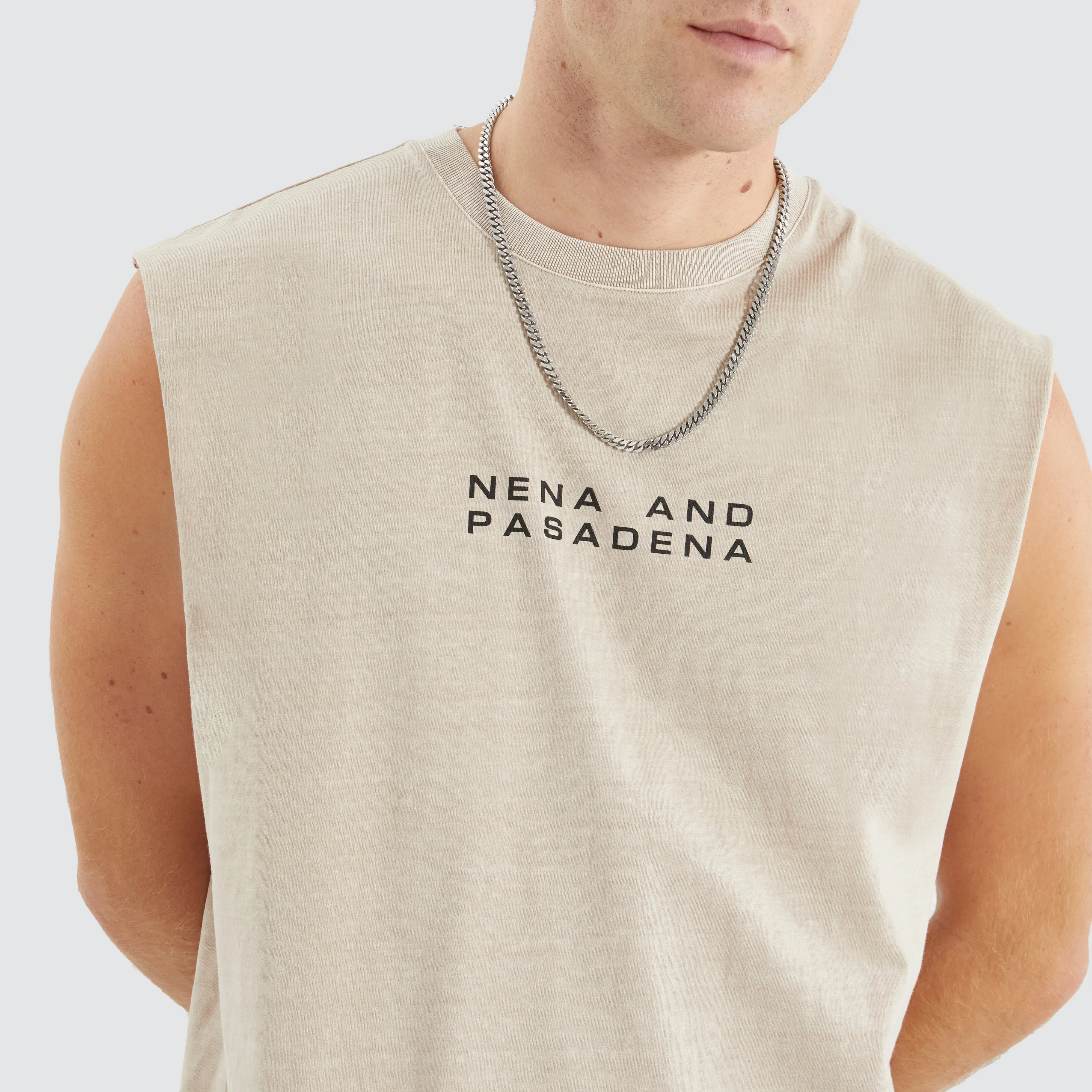 Caution Scoop Back Muscle Pigment Silver Grey sold by Nena and Pasadena product image thumbnail 2