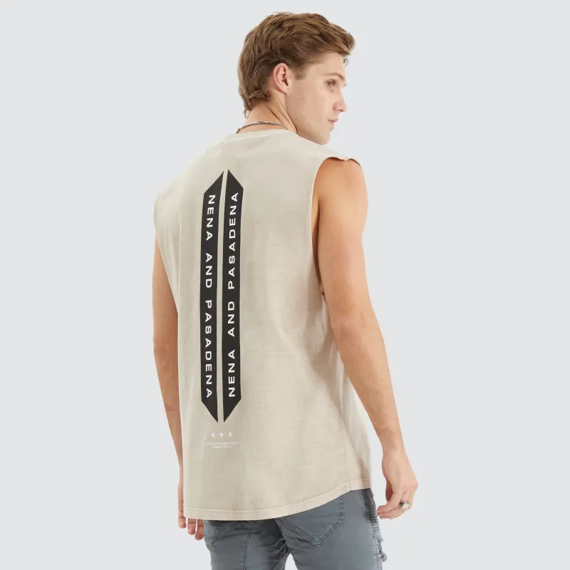 Caution Scoop Back Muscle Pigment Silver Grey made by Nena and Pasadena