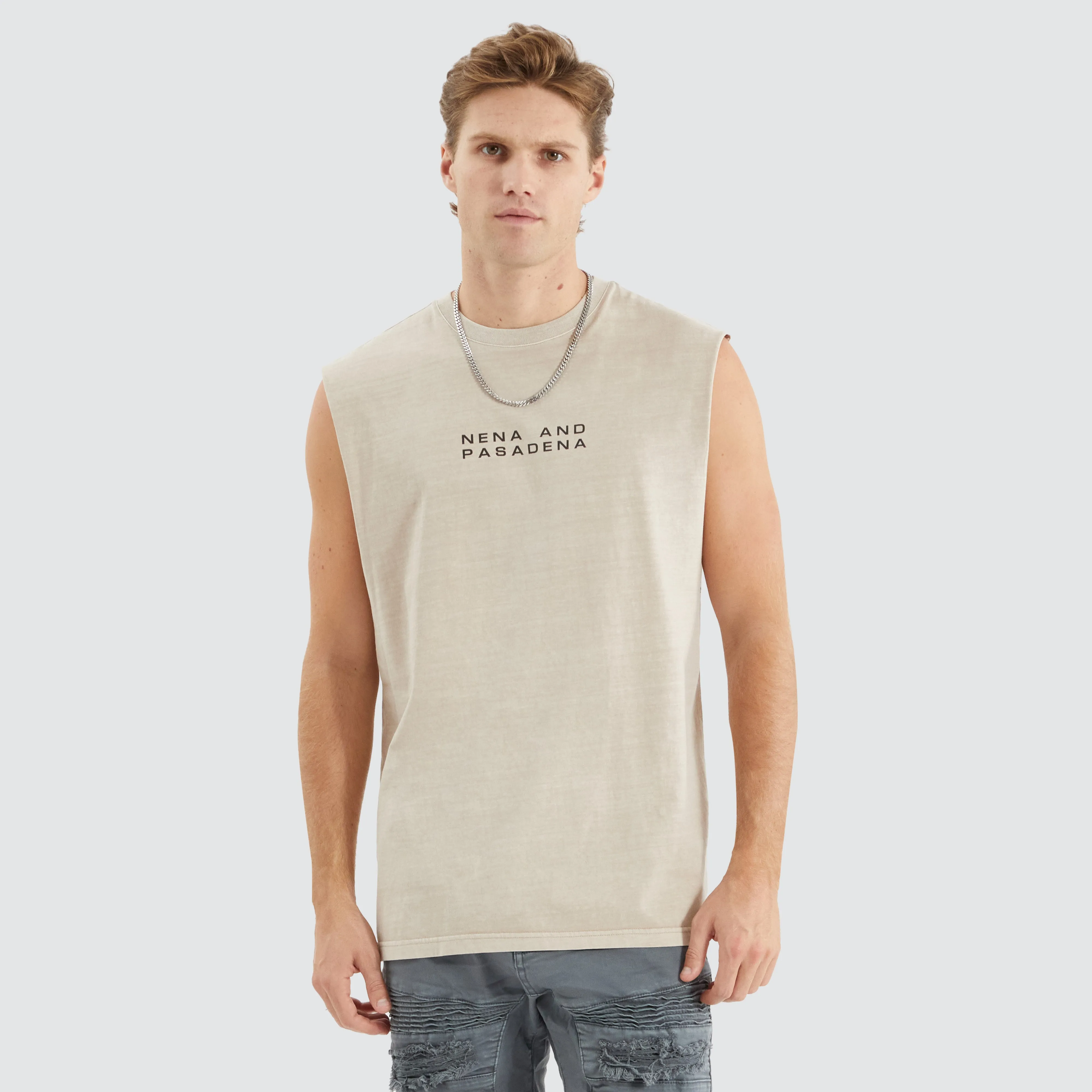 Caution Scoop Back Muscle Pigment Silver Grey sold by Nena and Pasadena product image thumbnail 3