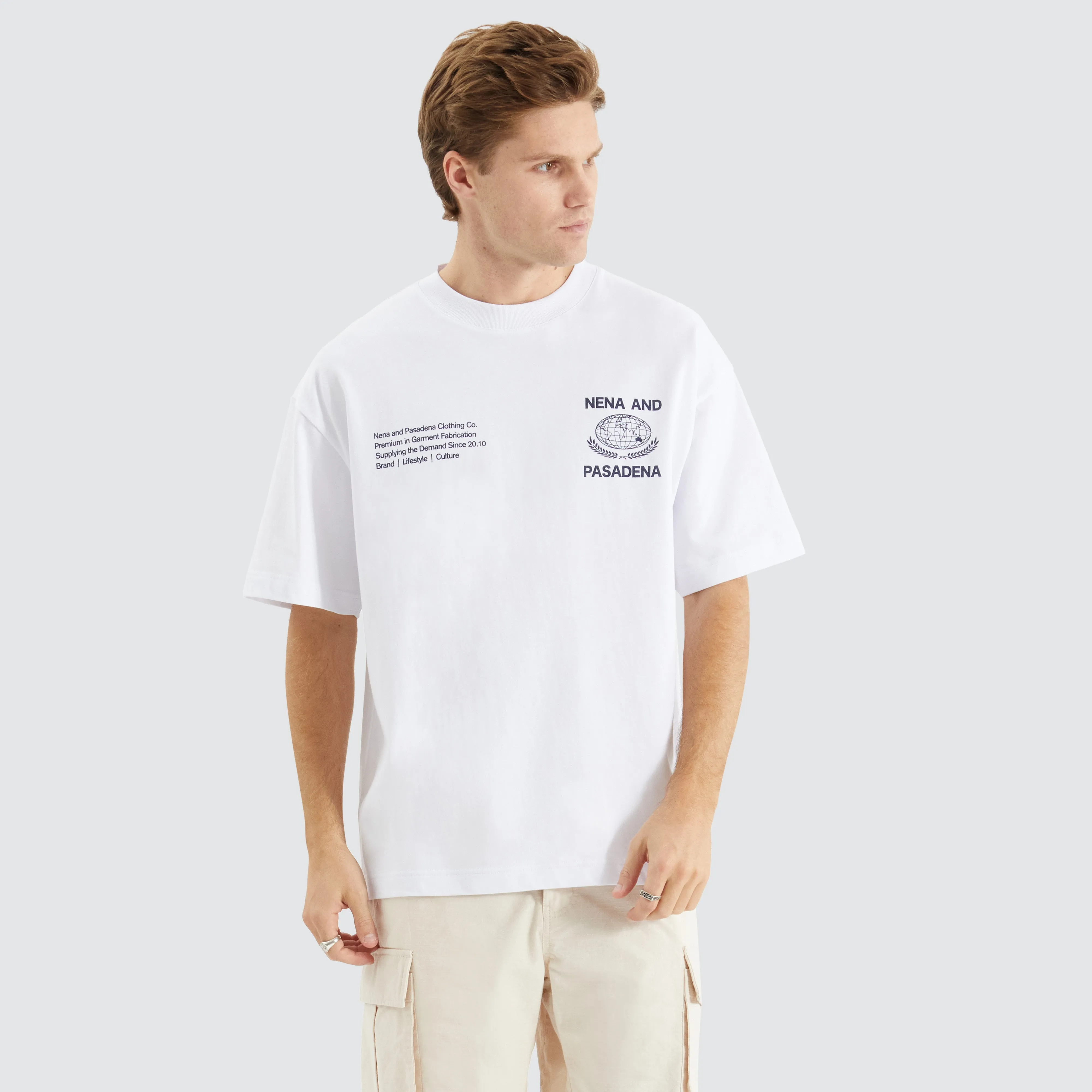 Variant Street Tee Optical White sold by Nena and Pasadena product image thumbnail 2