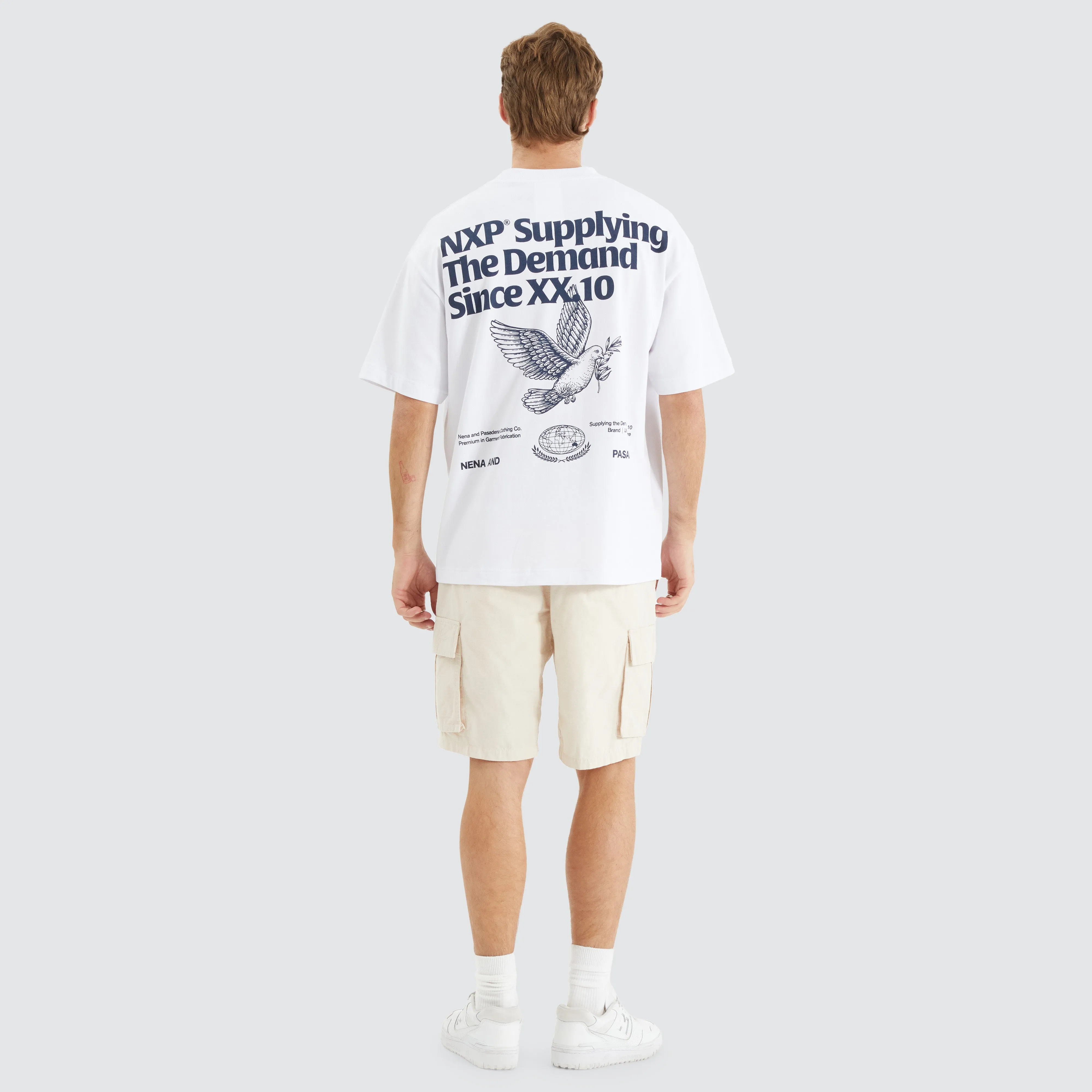 Variant Street Tee Optical White sold by Nena and Pasadena product image thumbnail 4