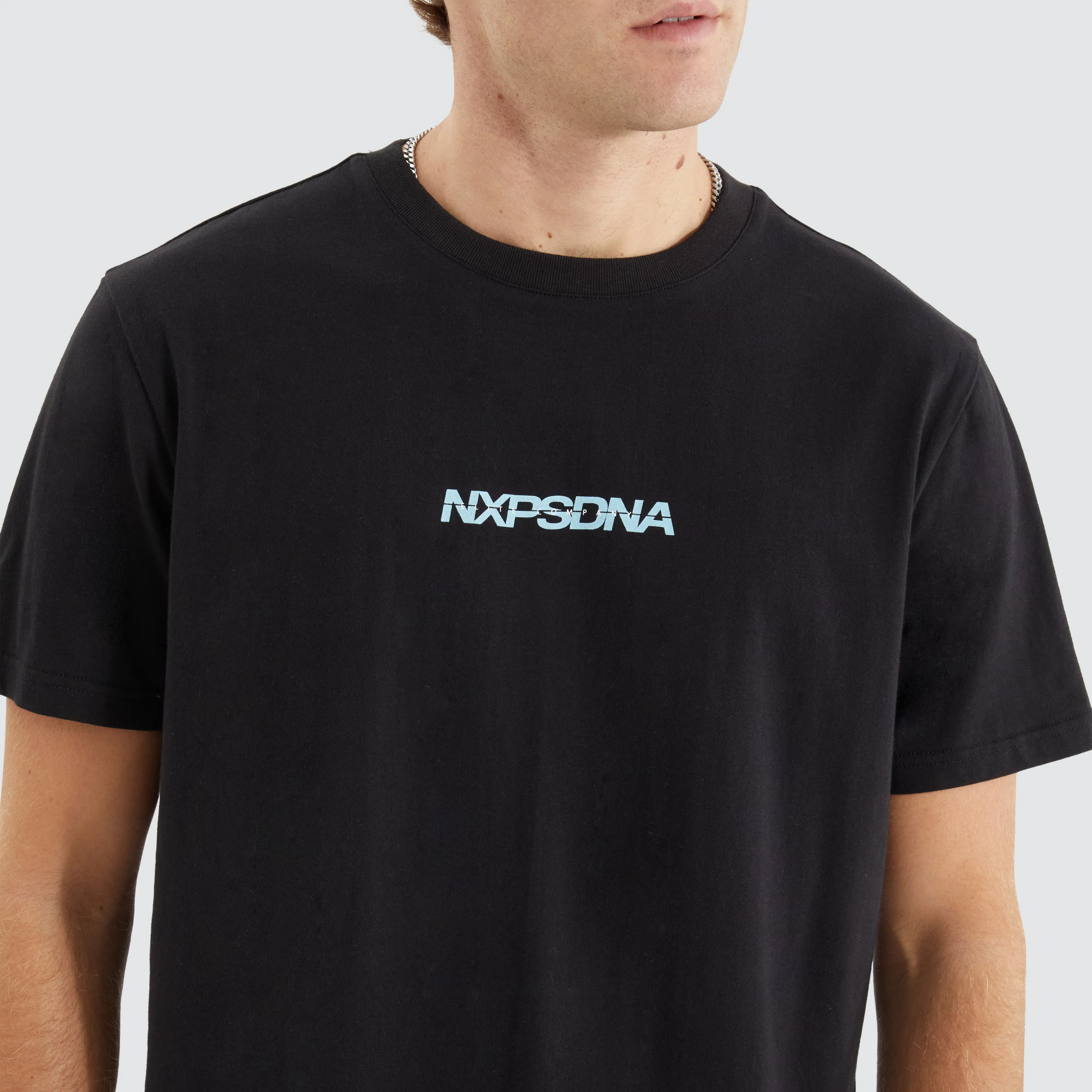 Sine Dual Curved Tee Jet Black sold by Nena and Pasadena product image thumbnail 3