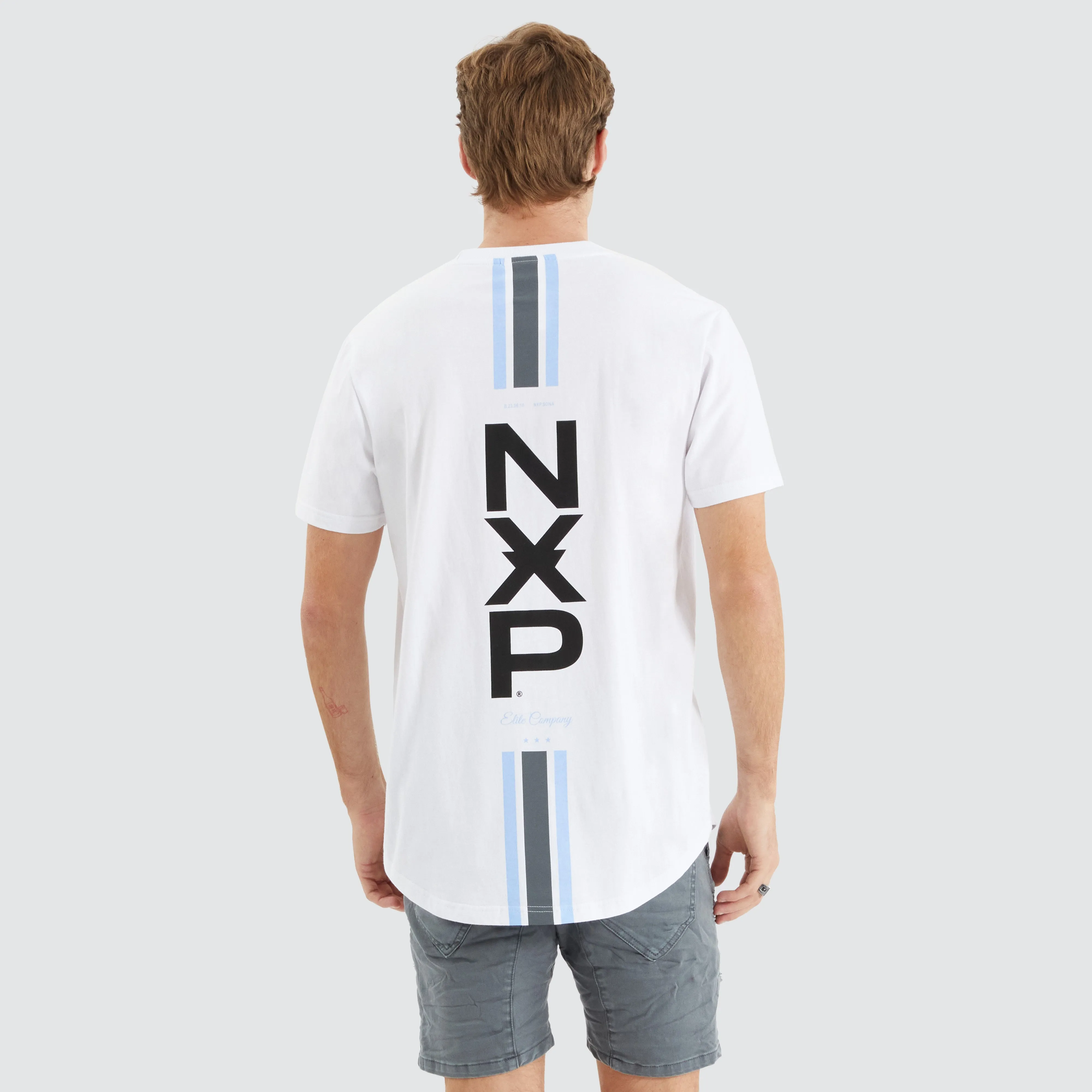 Line Dual Curved Tee Optical White sold by Nena and Pasadena product image thumbnail 2