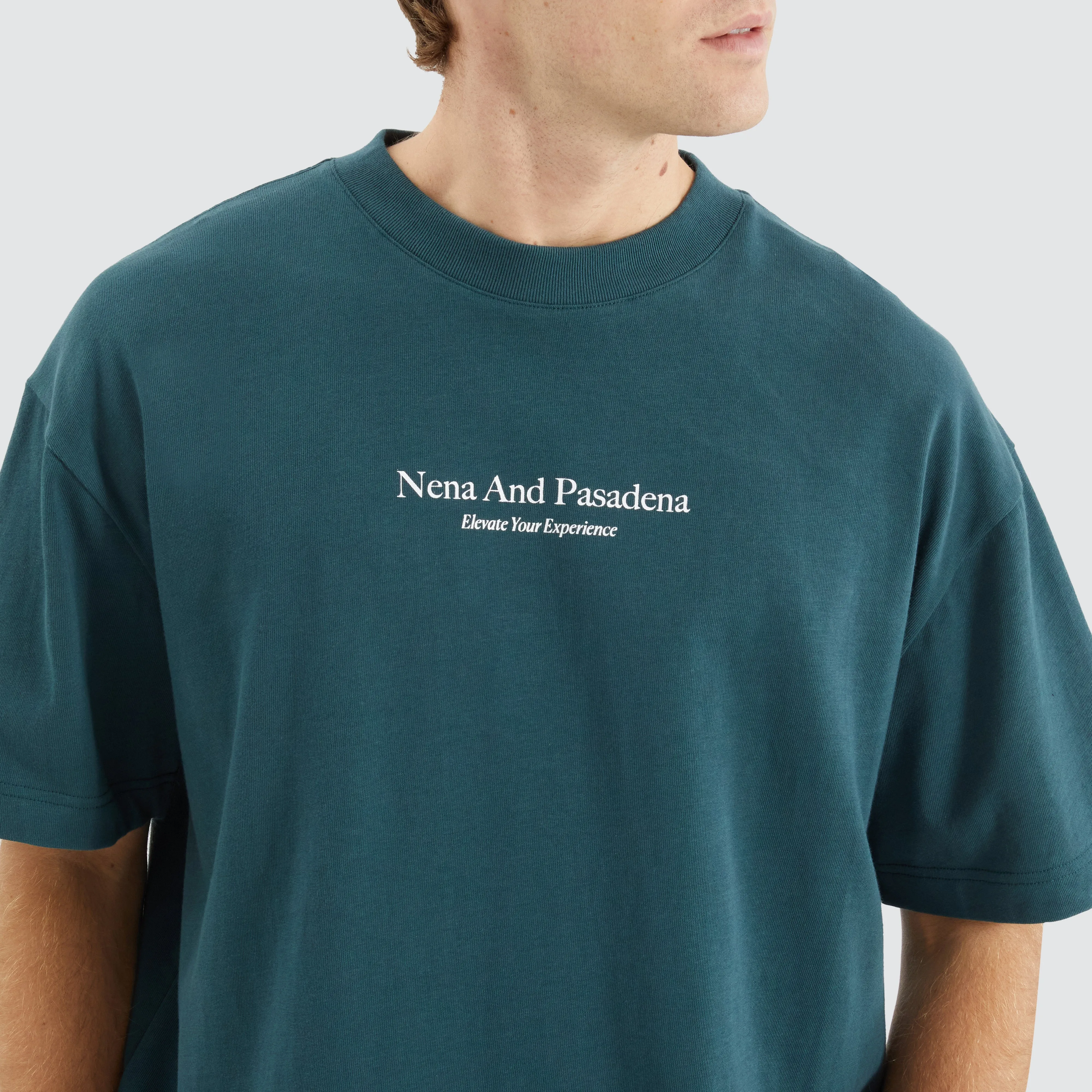Blueprint Extra Heavy Street Tee Sea Moss sold by Nena and Pasadena product image thumbnail 3