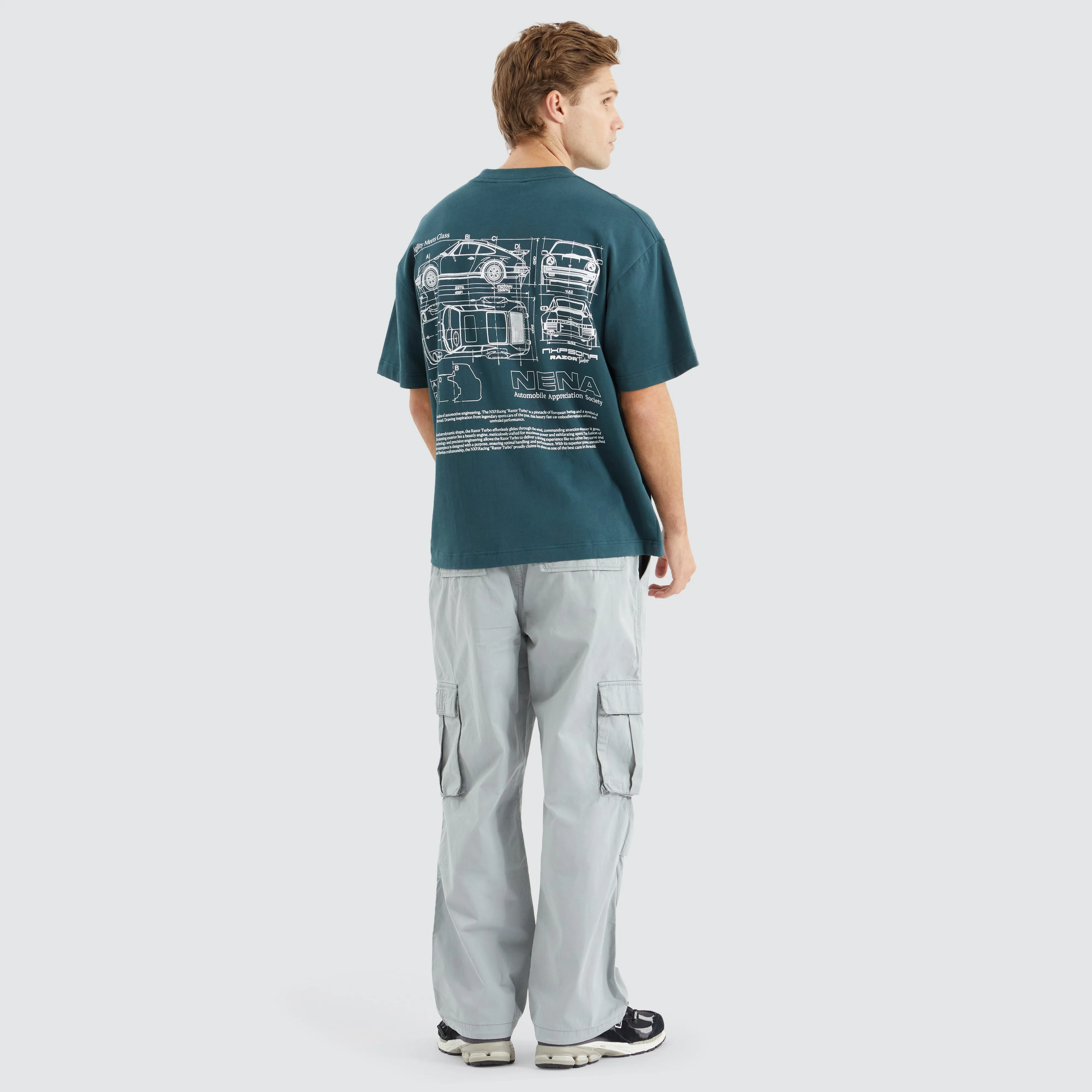 Blueprint Extra Heavy Street Tee Sea Moss sold by Nena and Pasadena product image thumbnail 4