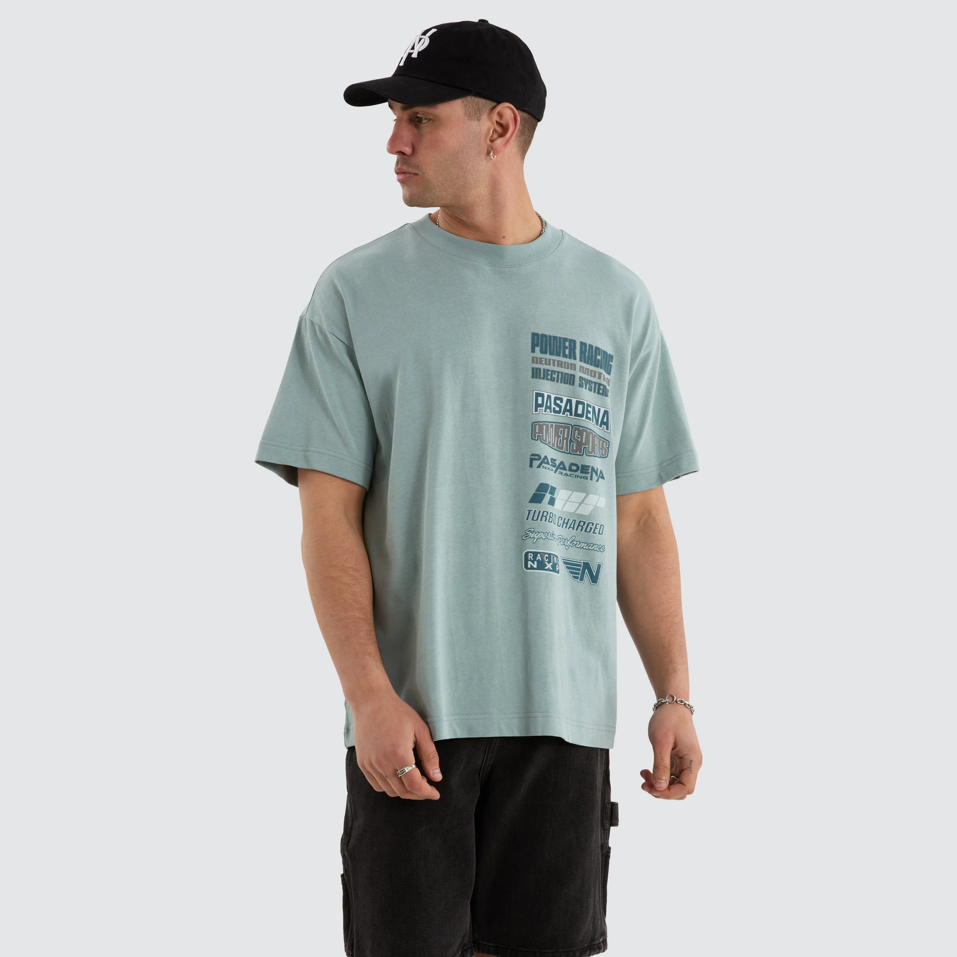 Turbo Raptor Tee Slate sold by Nena and Pasadena product image thumbnail 2