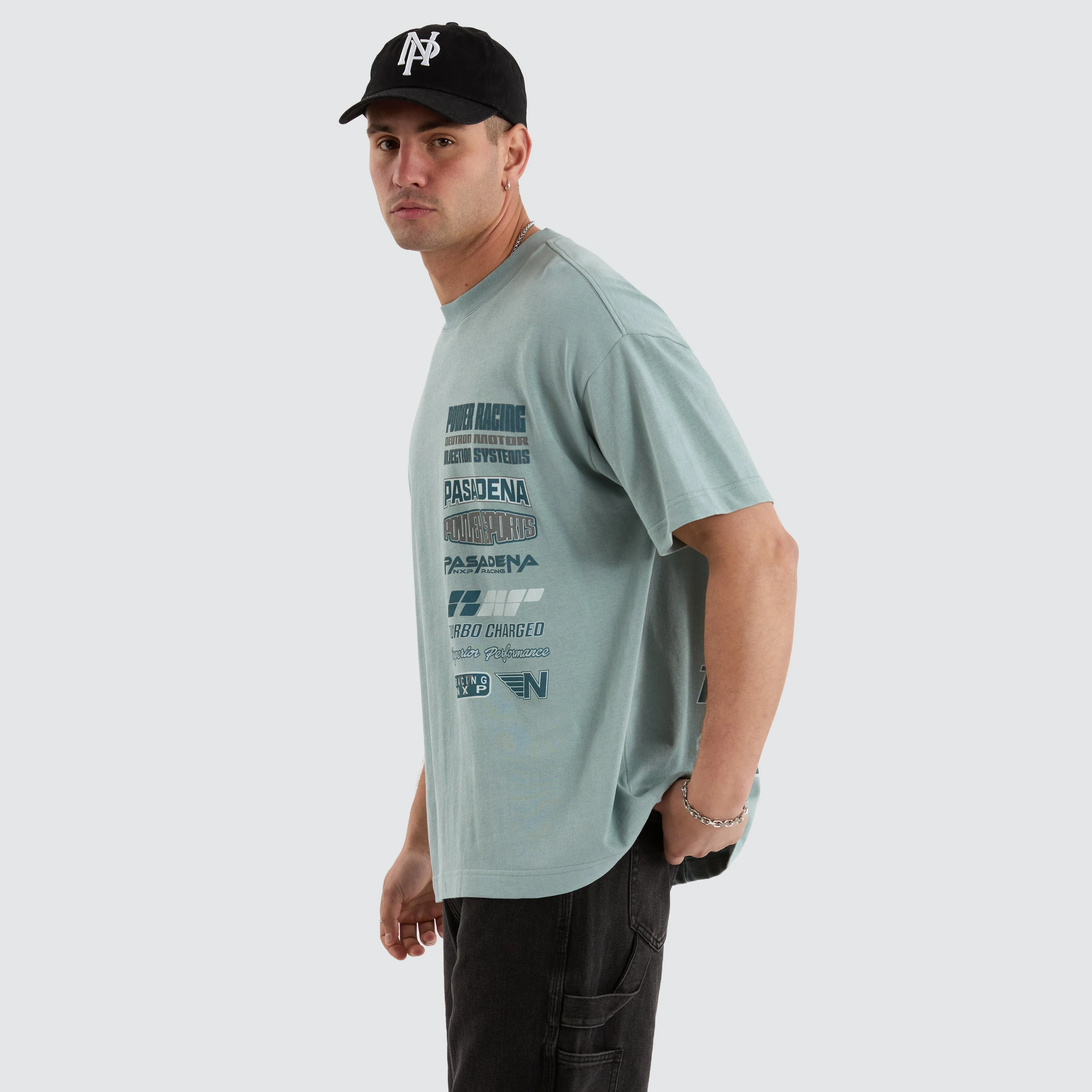 Turbo Raptor Tee Slate sold by Nena and Pasadena product image thumbnail 5