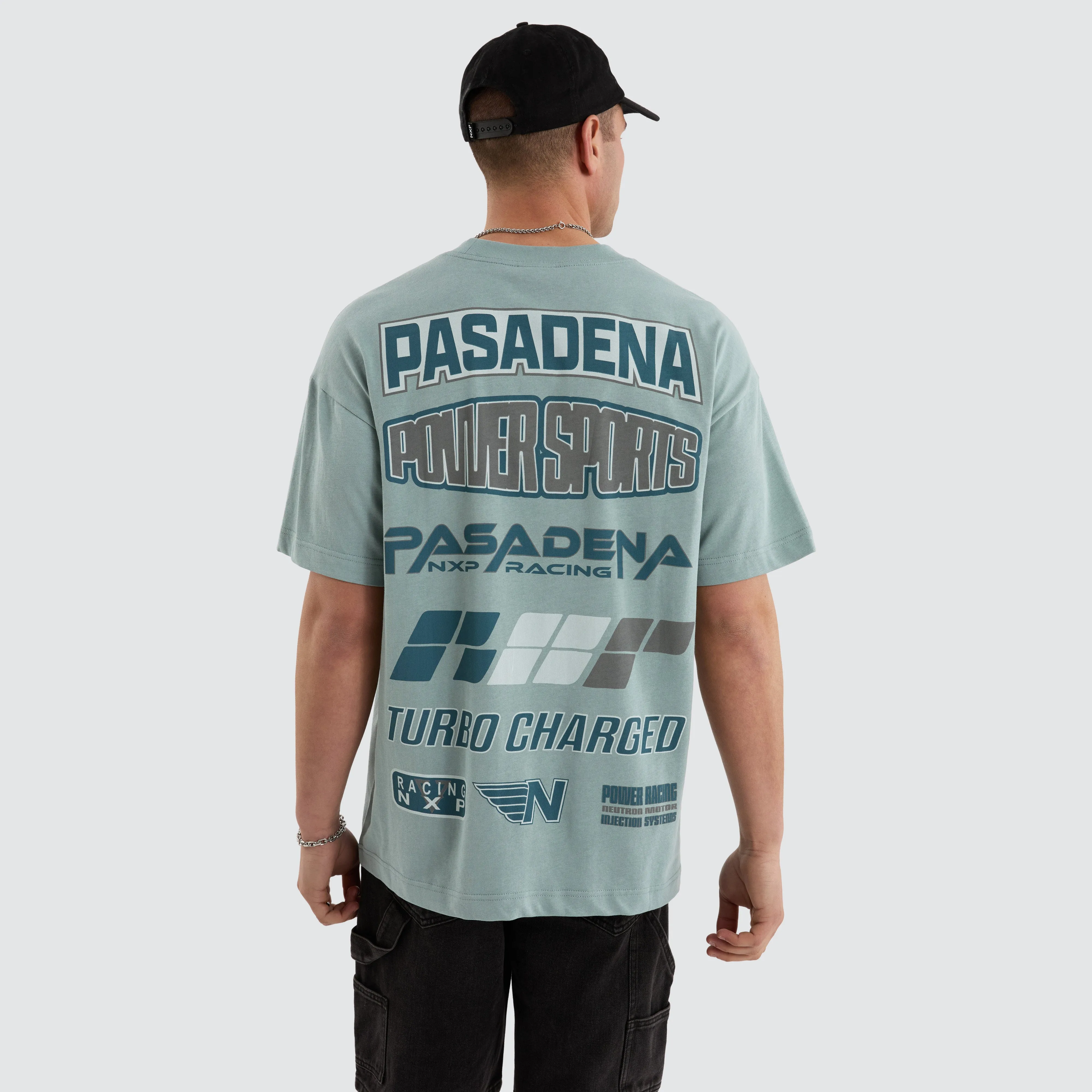 Turbo Raptor Tee Slate sold by Nena and Pasadena