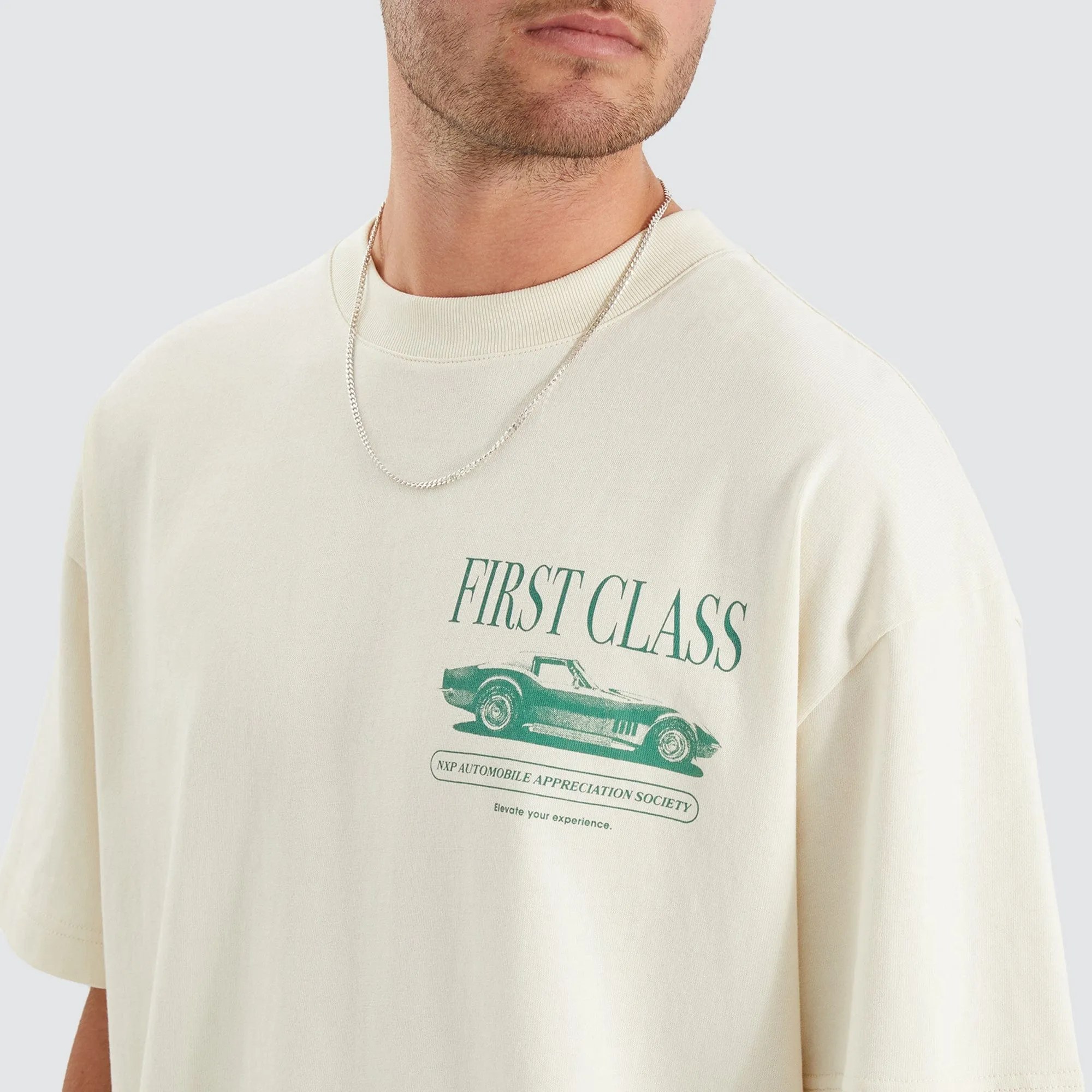 First Class Heavy Street Fit Tee Tofu sold by Nena and Pasadena product image thumbnail 2
