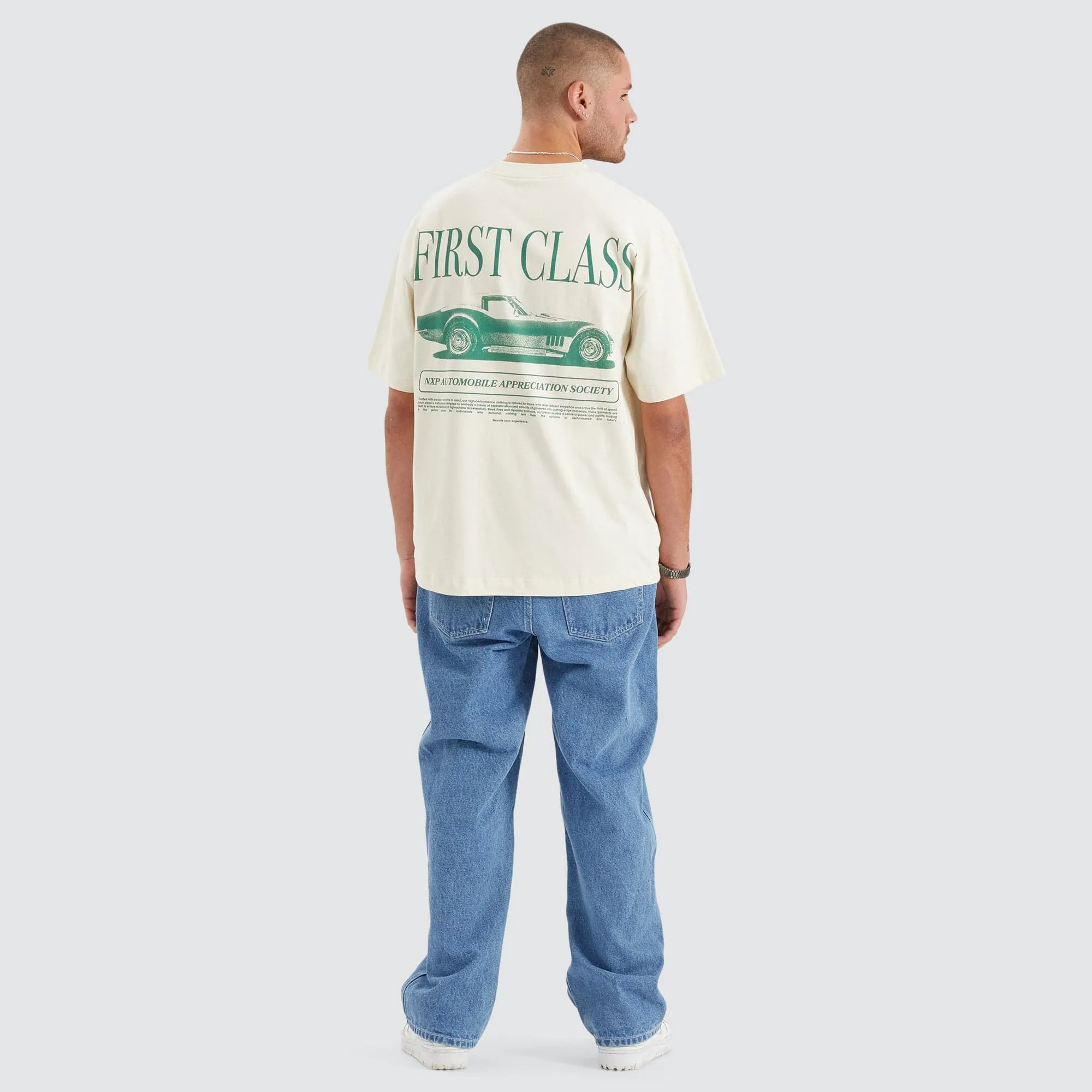First Class Heavy Street Fit Tee Tofu sold by Nena and Pasadena product image thumbnail 5