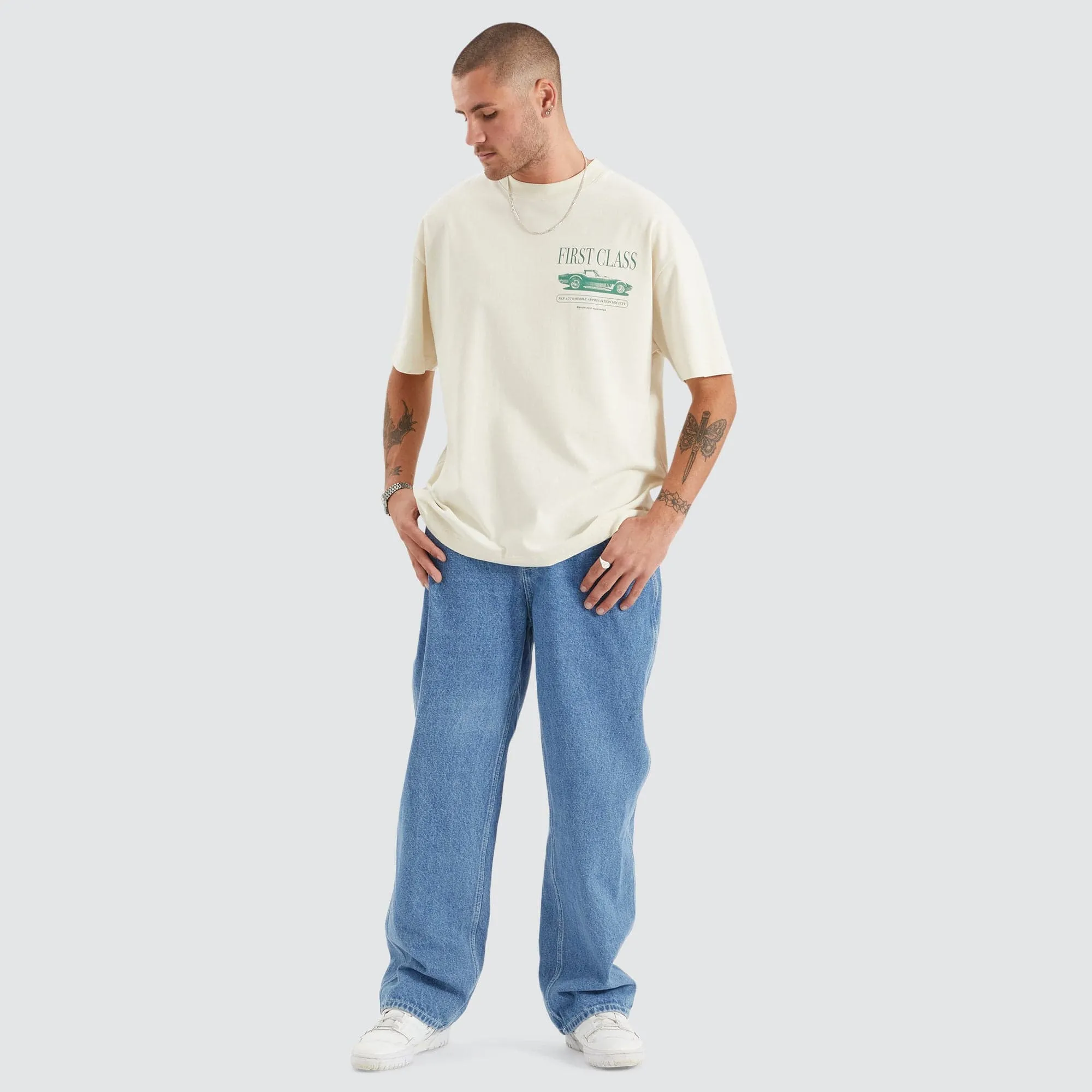 First Class Heavy Street Fit Tee Tofu sold by Nena and Pasadena product image thumbnail 4