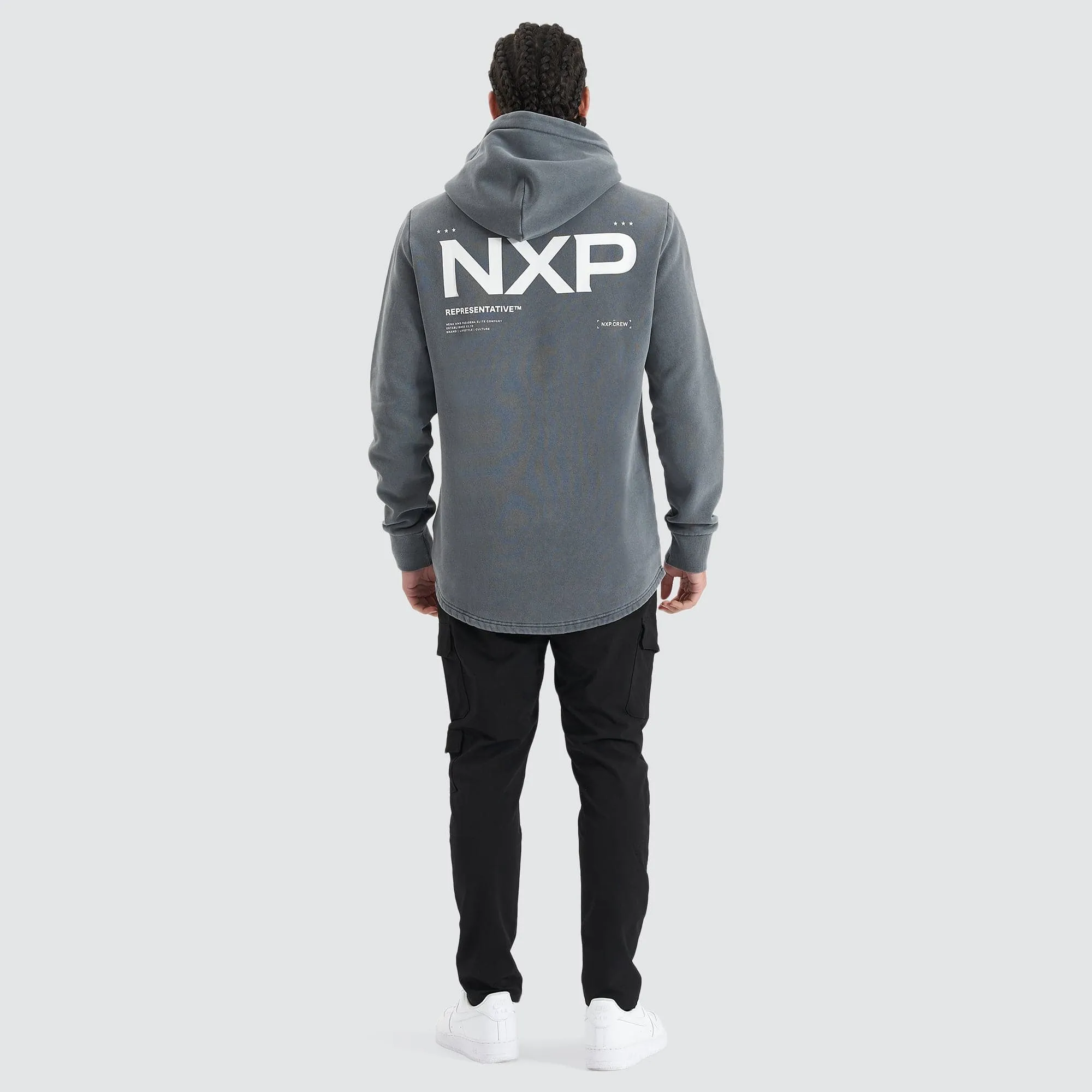 Jump Start Dual Curved Hooded Jumper Pigment Castlerock sold by Nena and Pasadena product image thumbnail 5