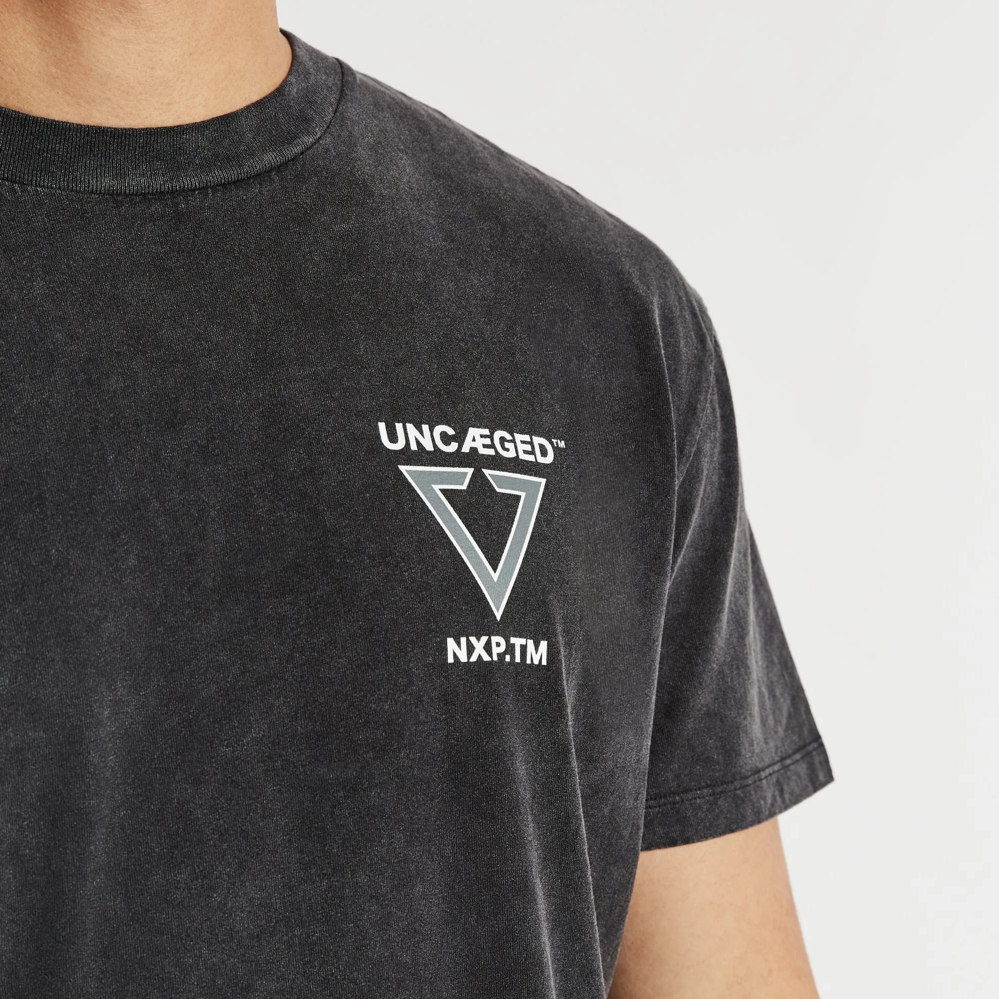 Uncaged Relaxed T-Shirt Mineral Black sold by Nena and Pasadena product image thumbnail 4