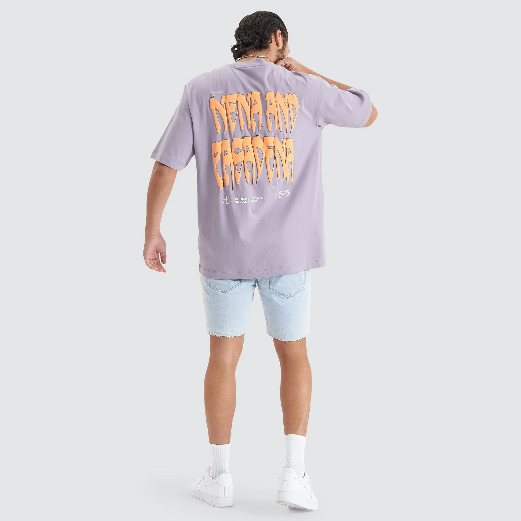 Thunder Heavy Oversized Tee Purple Ash sold by Nena and Pasadena product image thumbnail 5