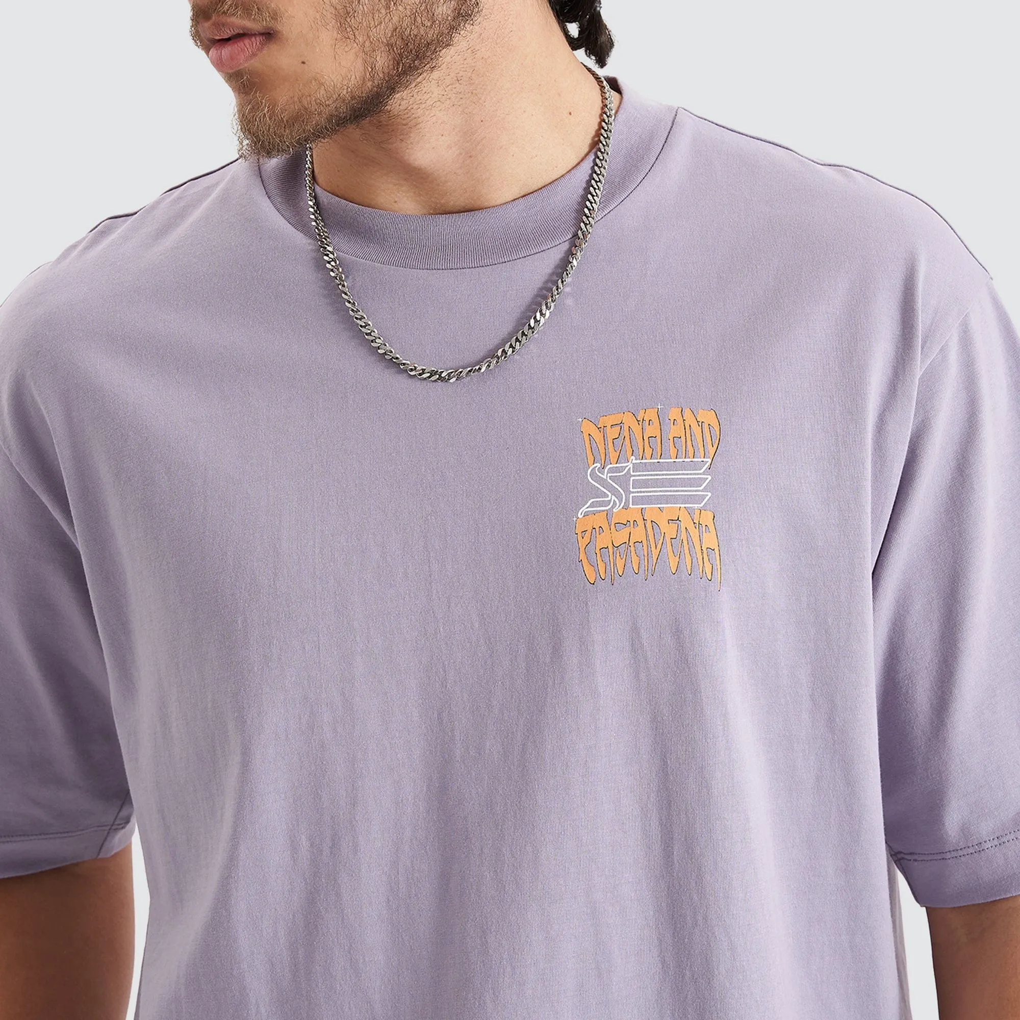 Thunder Heavy Oversized Tee Purple Ash sold by Nena and Pasadena product image thumbnail 3