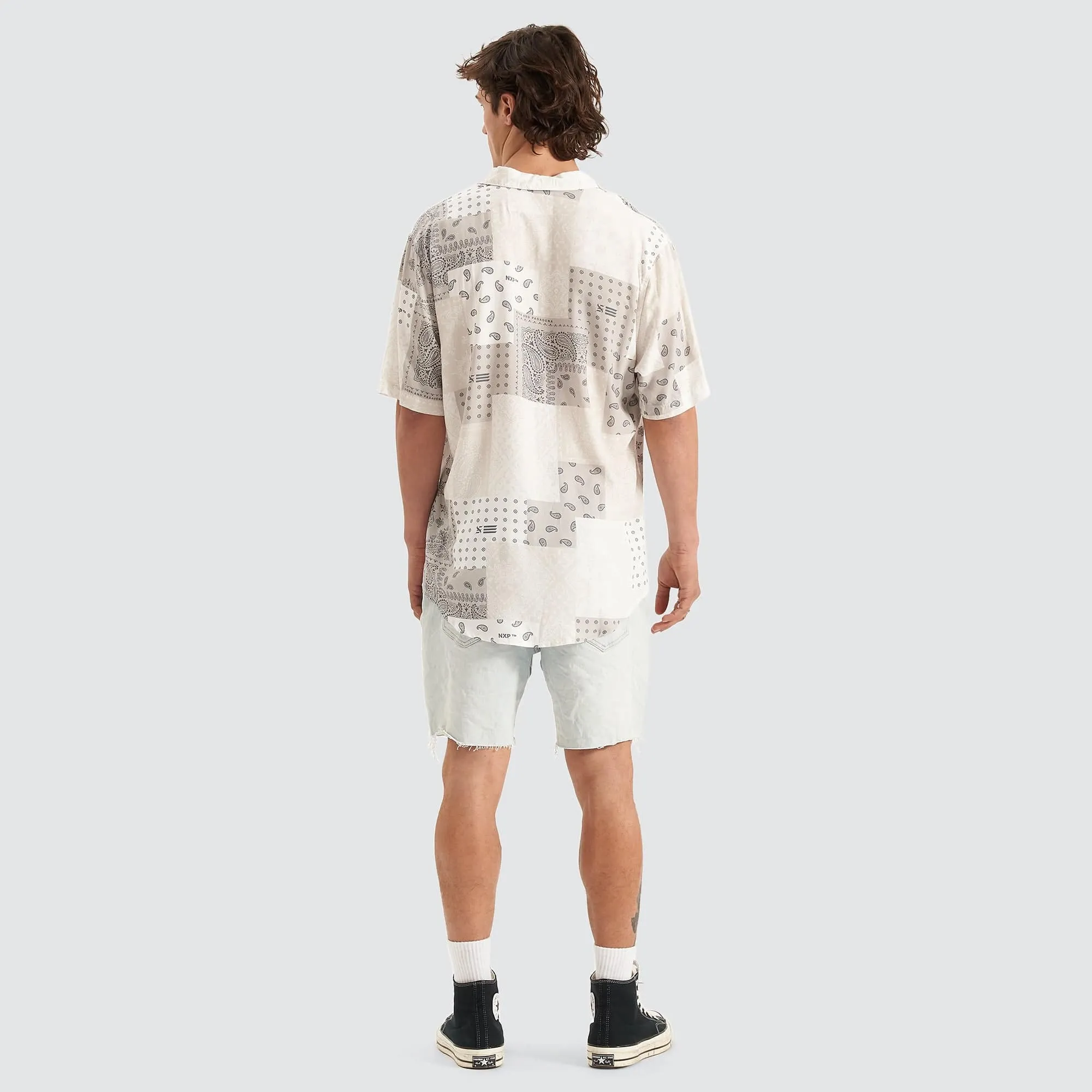 Diamond District Relaxed Party Shirt White Print sold by Nena and Pasadena product image thumbnail 5