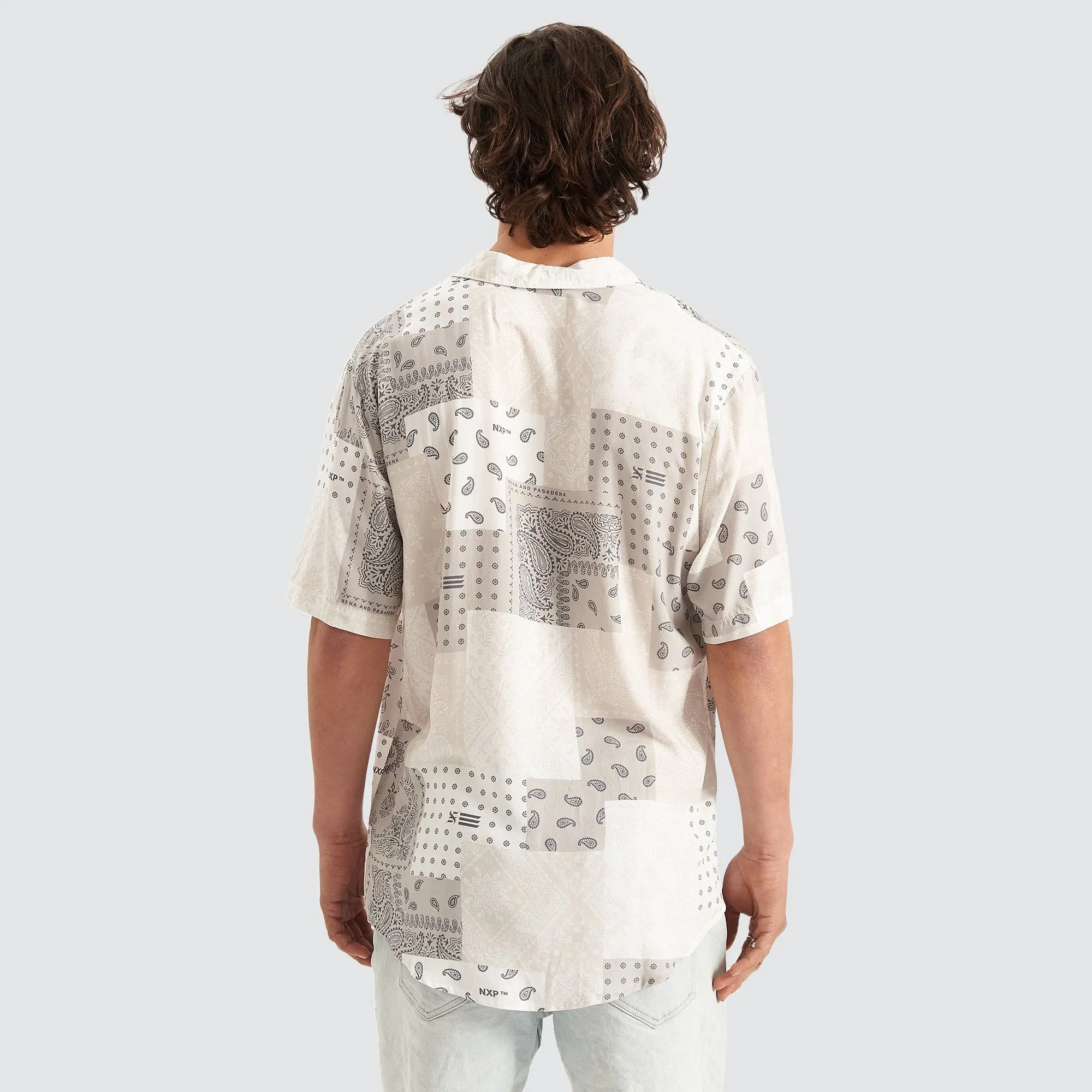 Diamond District Relaxed Party Shirt White Print sold by Nena and Pasadena product image thumbnail 4