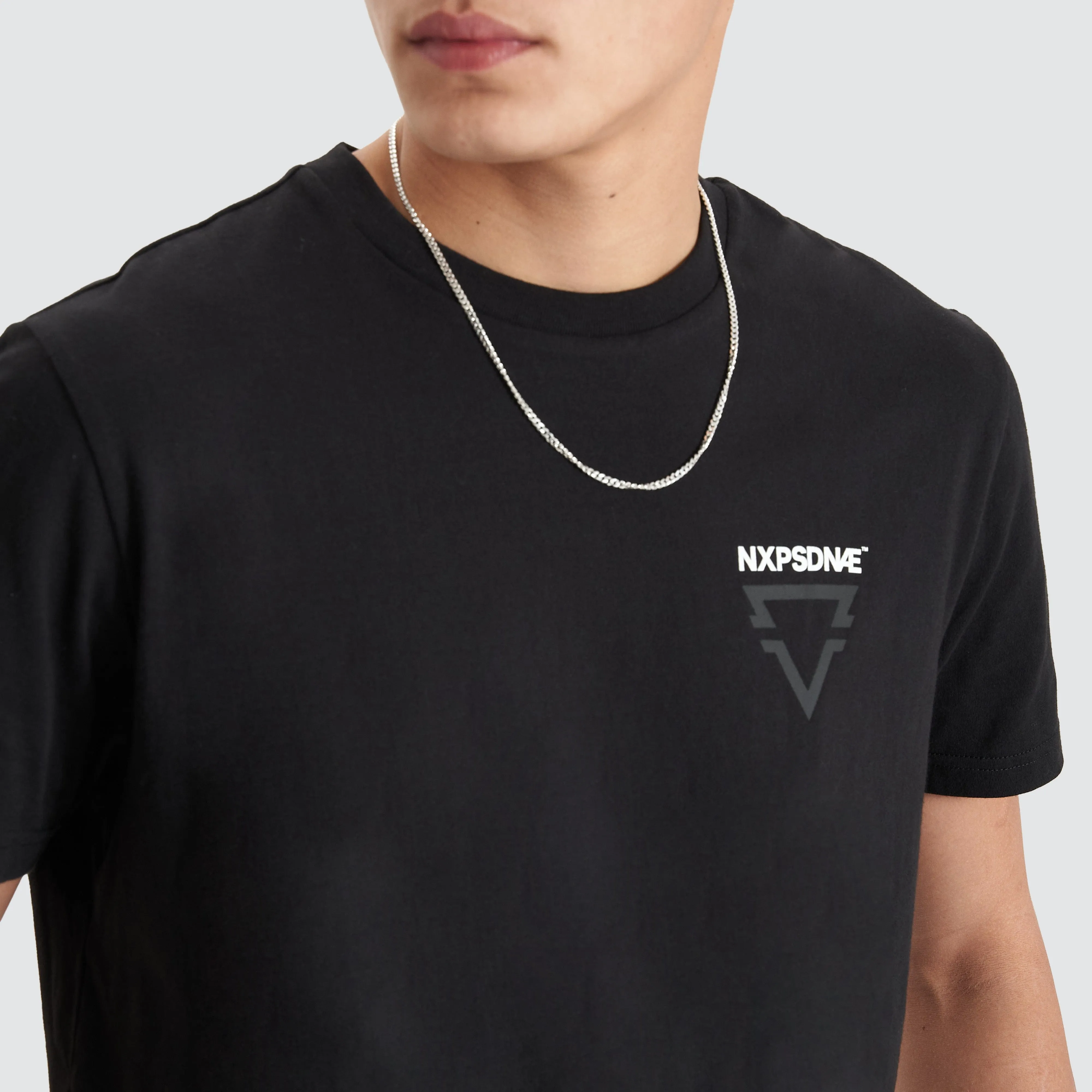 Mullion Dual Curved Tee Jet Black sold by Nena and Pasadena product image thumbnail 5