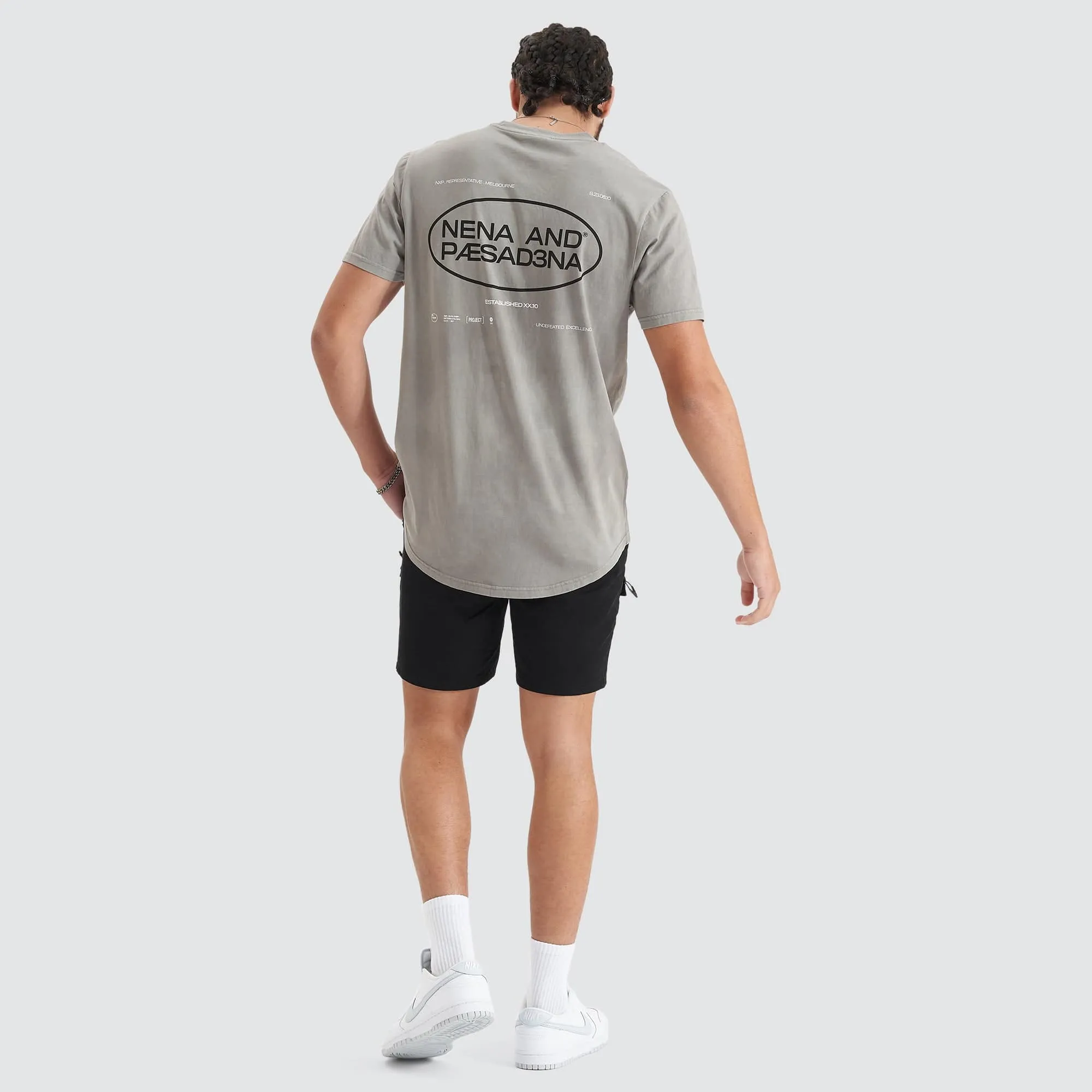 Project Dual Curved Tee Pigment Moon Mist sold by Nena and Pasadena product image thumbnail 5