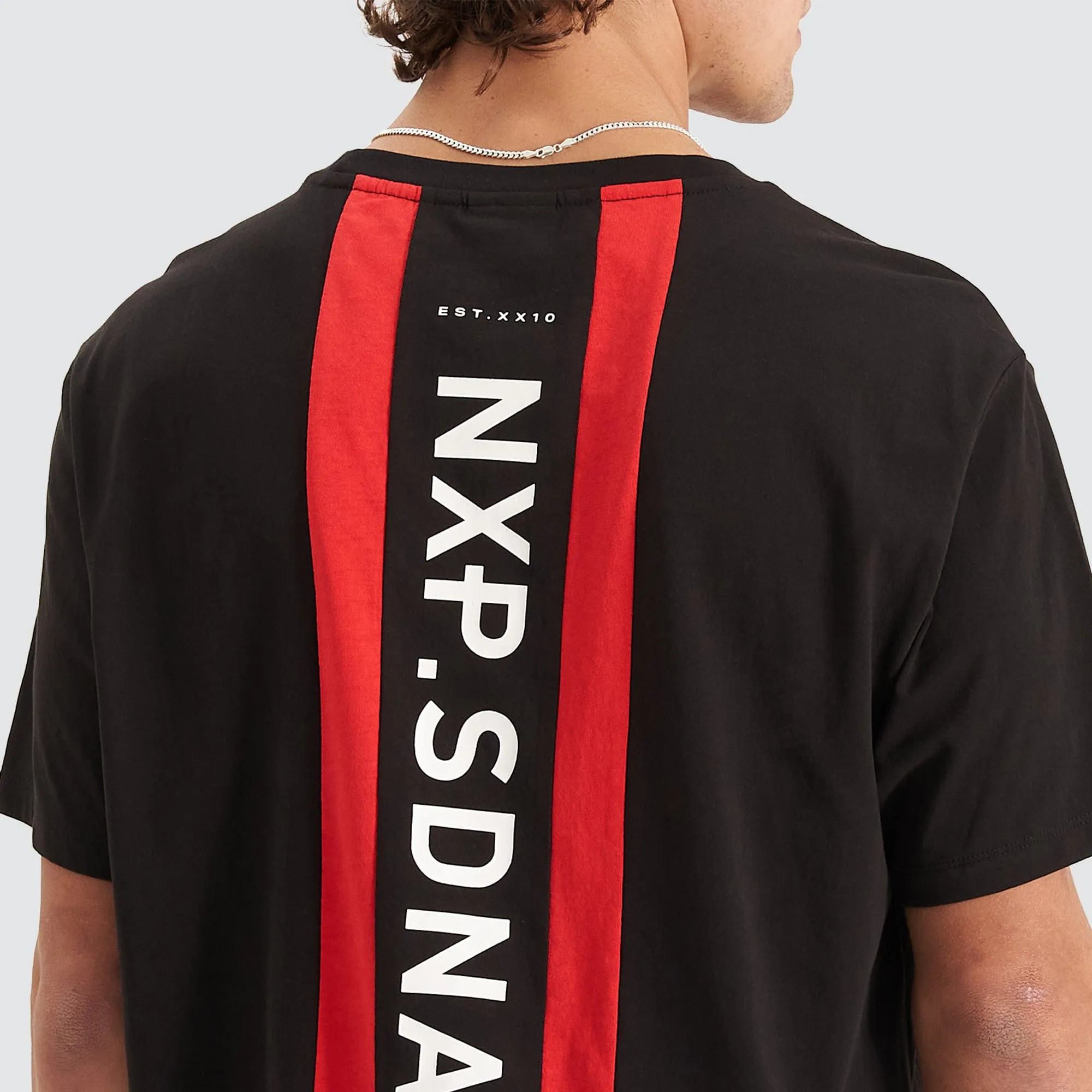 Triple Threat Cape Back Tee Jet Black sold by Nena and Pasadena product image thumbnail 5