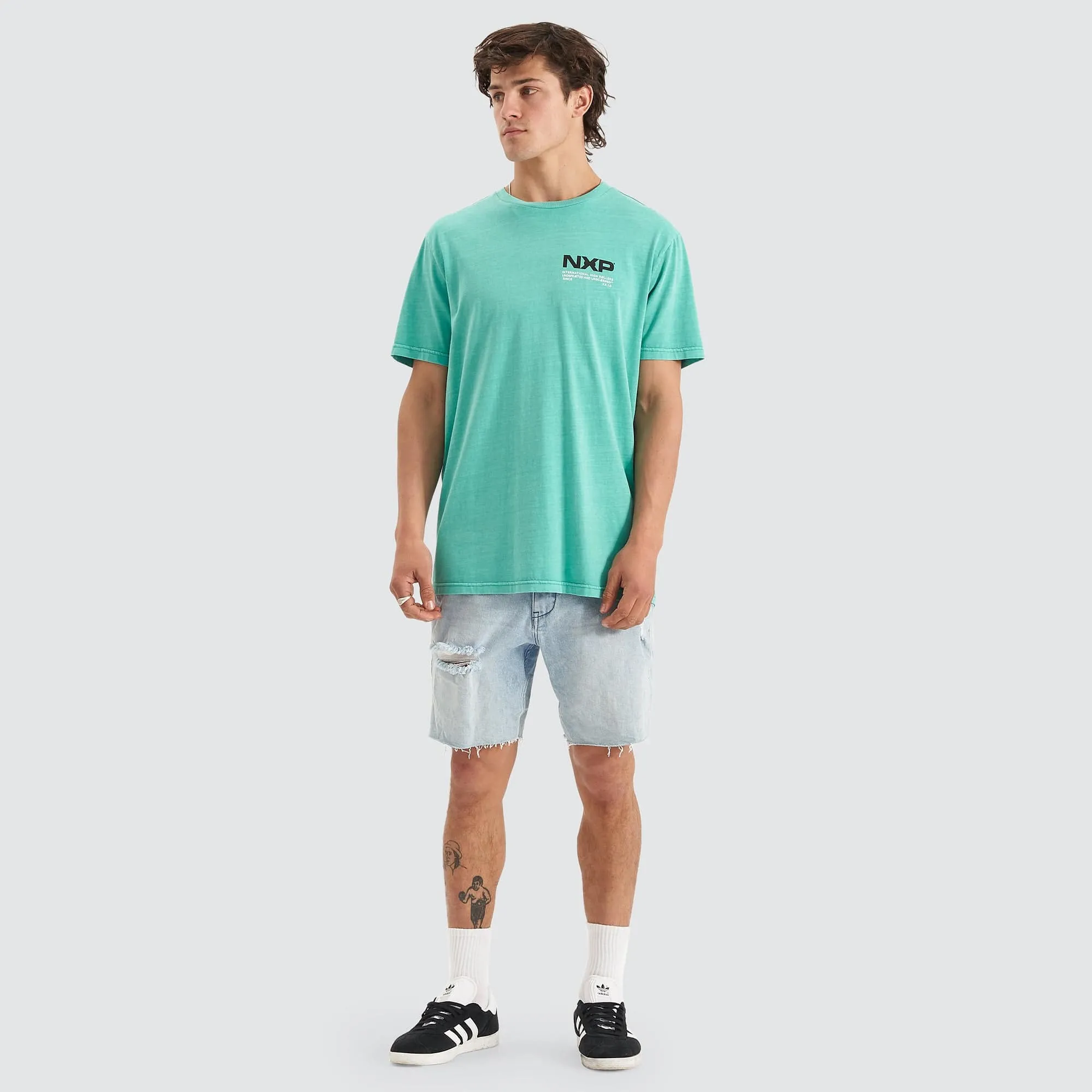 Blast Scoop Back T-Shirt Pigment Mint Green sold by Nena and Pasadena product image thumbnail 3