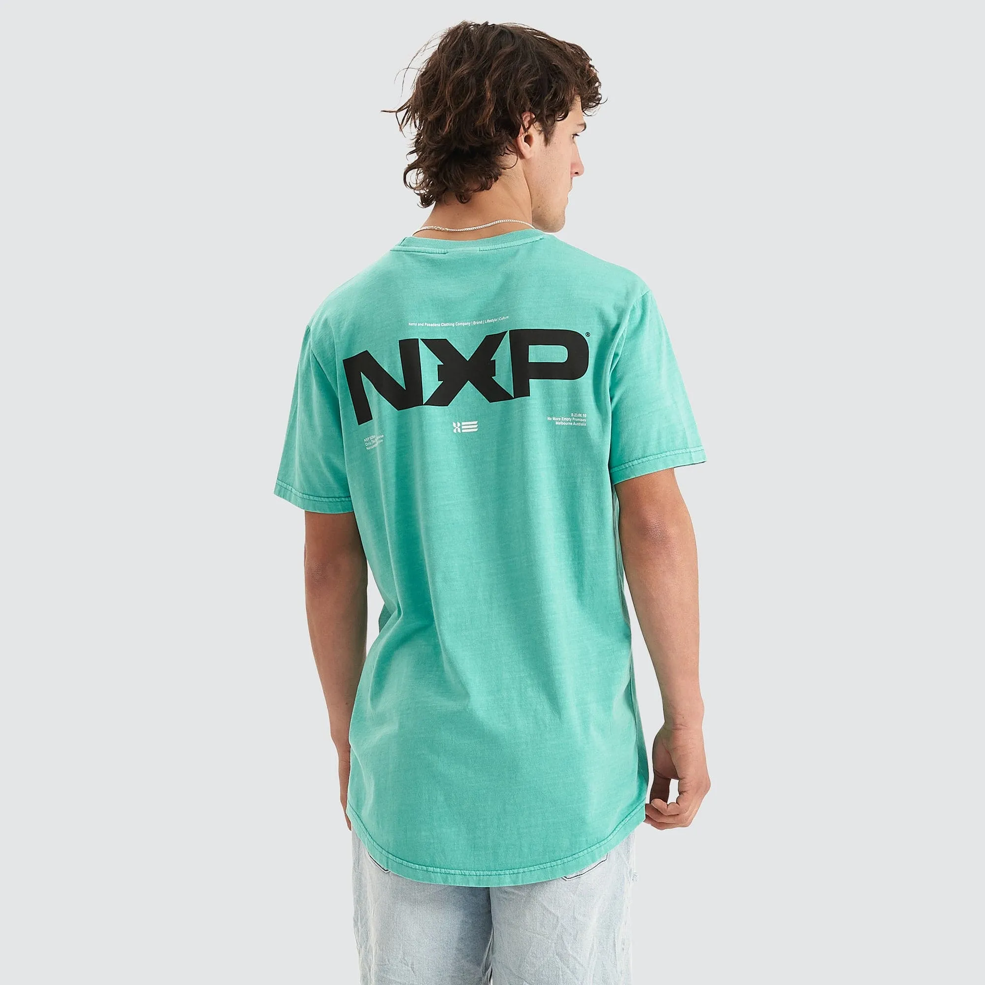 Blast Scoop Back T-Shirt Pigment Mint Green sold by Nena and Pasadena product image thumbnail 2