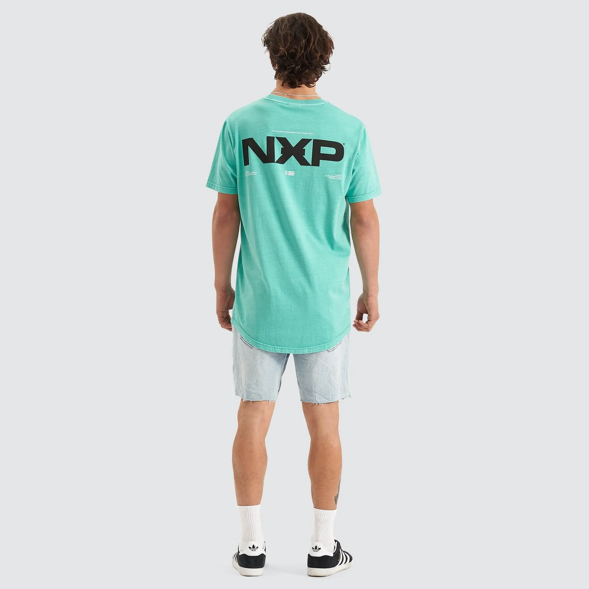 Blast Scoop Back T-Shirt Pigment Mint Green sold by Nena and Pasadena product image thumbnail 5