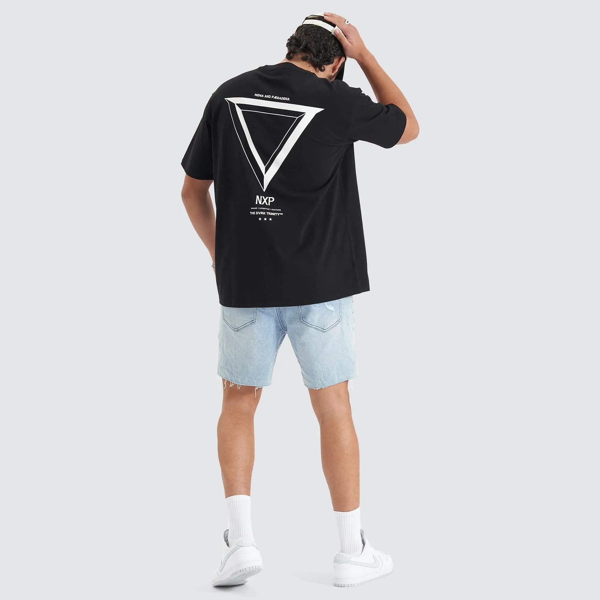 Orbit Heavy Box Fit Tee Jet Black sold by Nena and Pasadena product image thumbnail 5