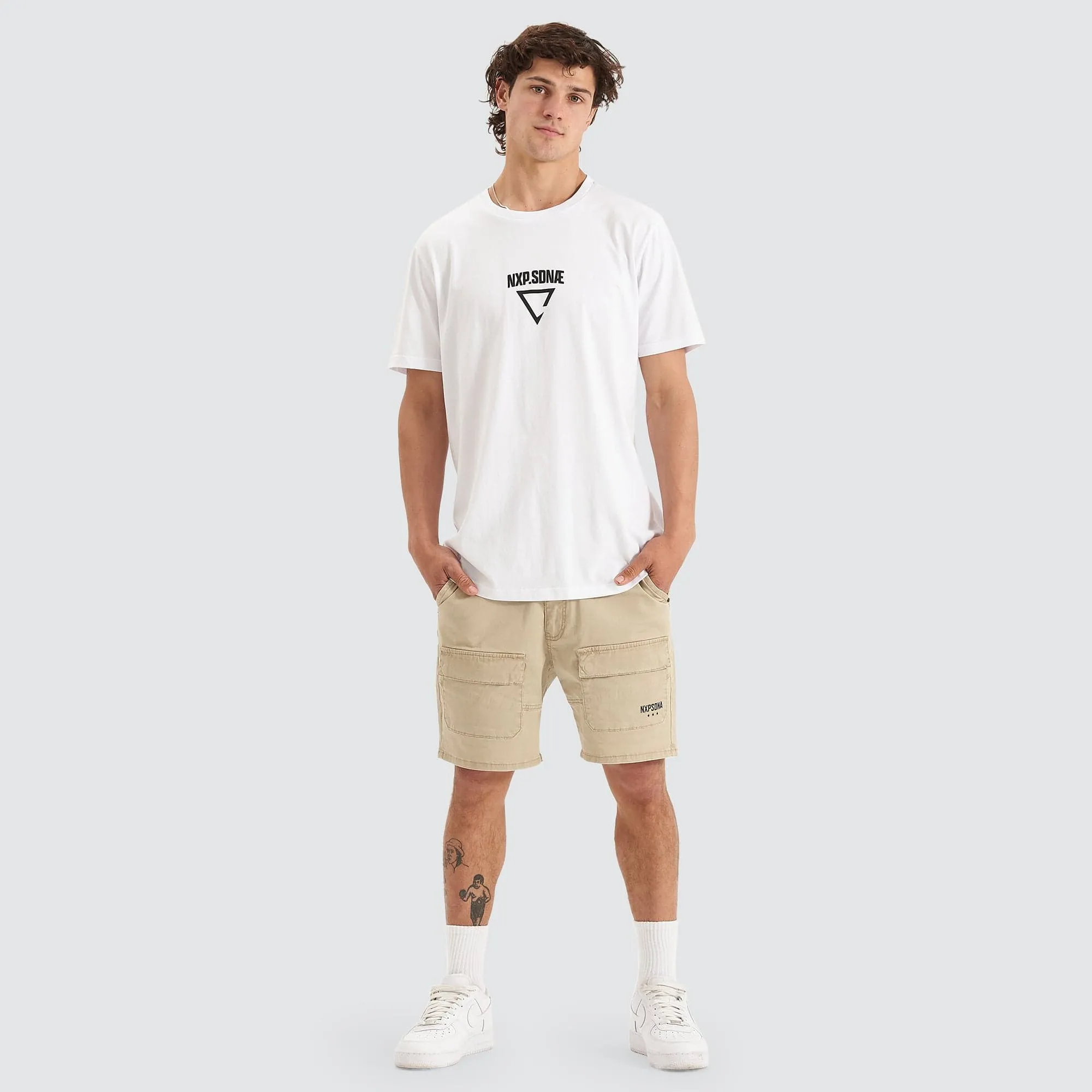 Vulture Cape Back T-Shirt White sold by Nena and Pasadena product image thumbnail 3