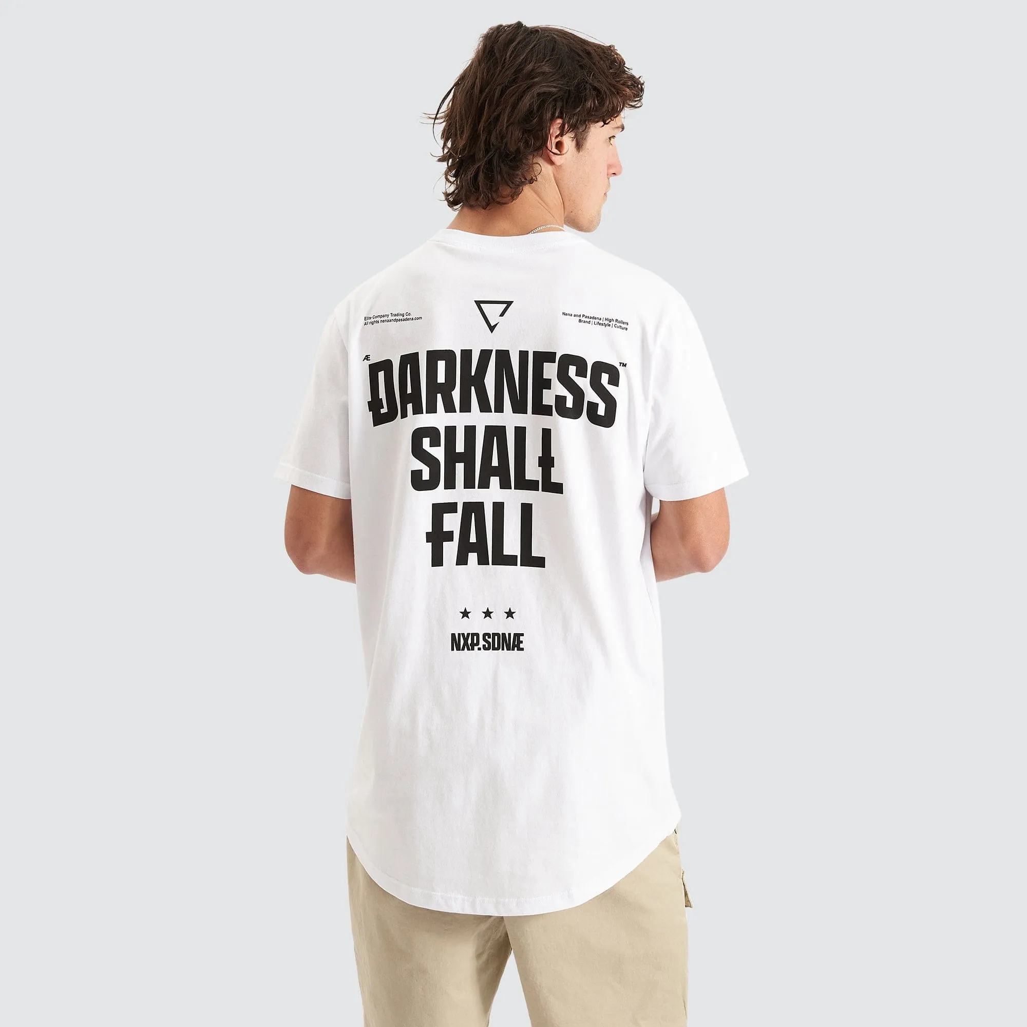 Vulture Cape Back T-Shirt White sold by Nena and Pasadena product image thumbnail 2