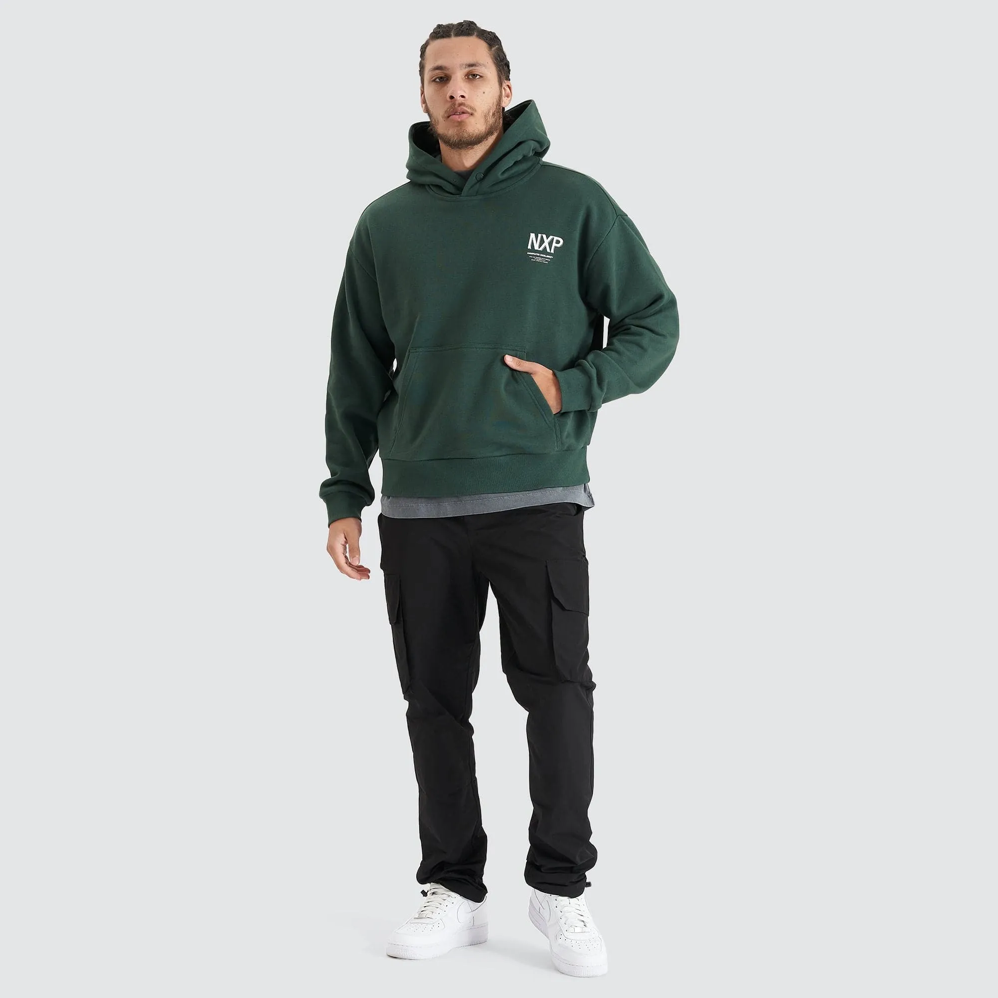Platinum Heavy Box Fit Hoodie Pine Grove sold by Nena and Pasadena product image thumbnail 4