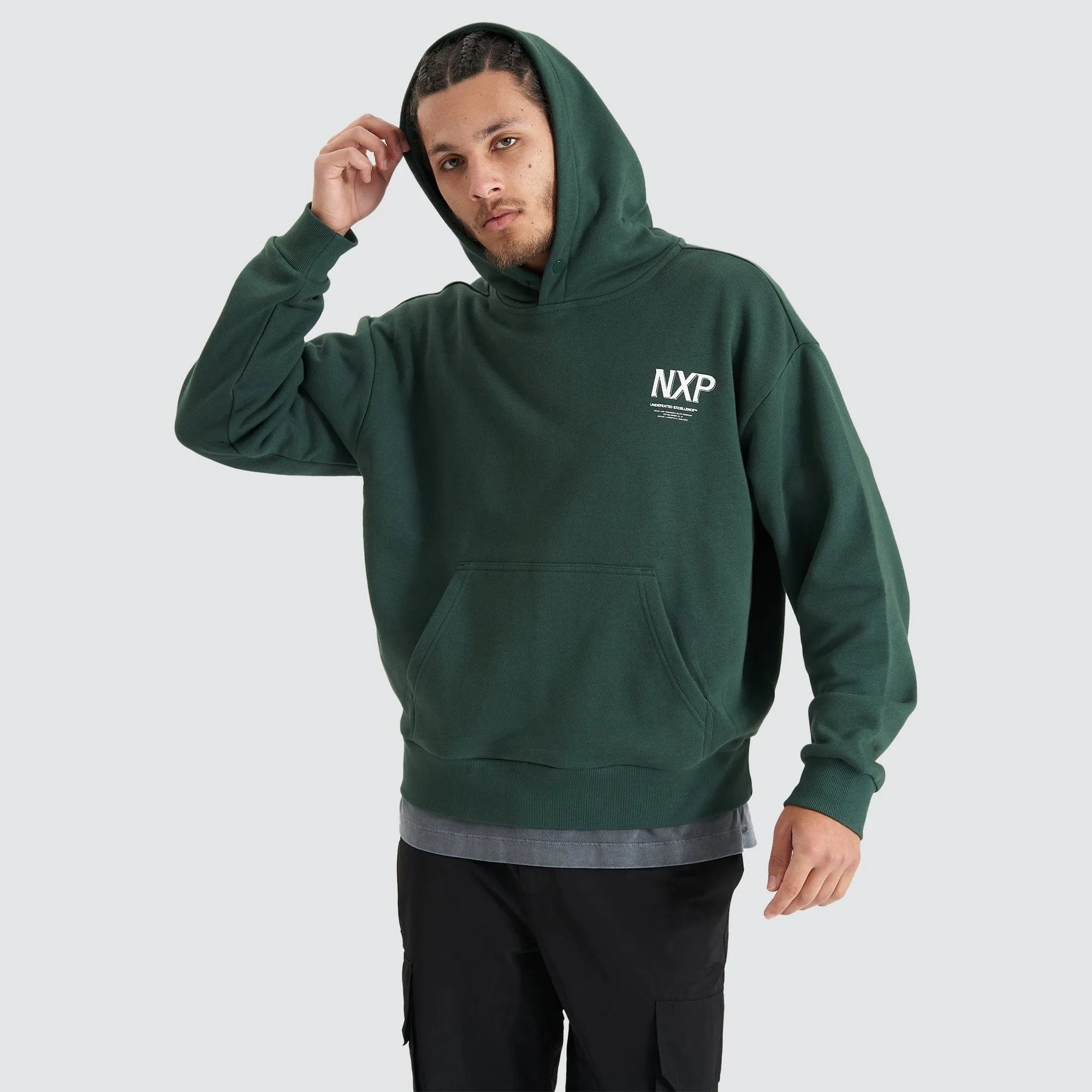 Platinum Heavy Box Fit Hoodie Pine Grove sold by Nena and Pasadena product image thumbnail 5
