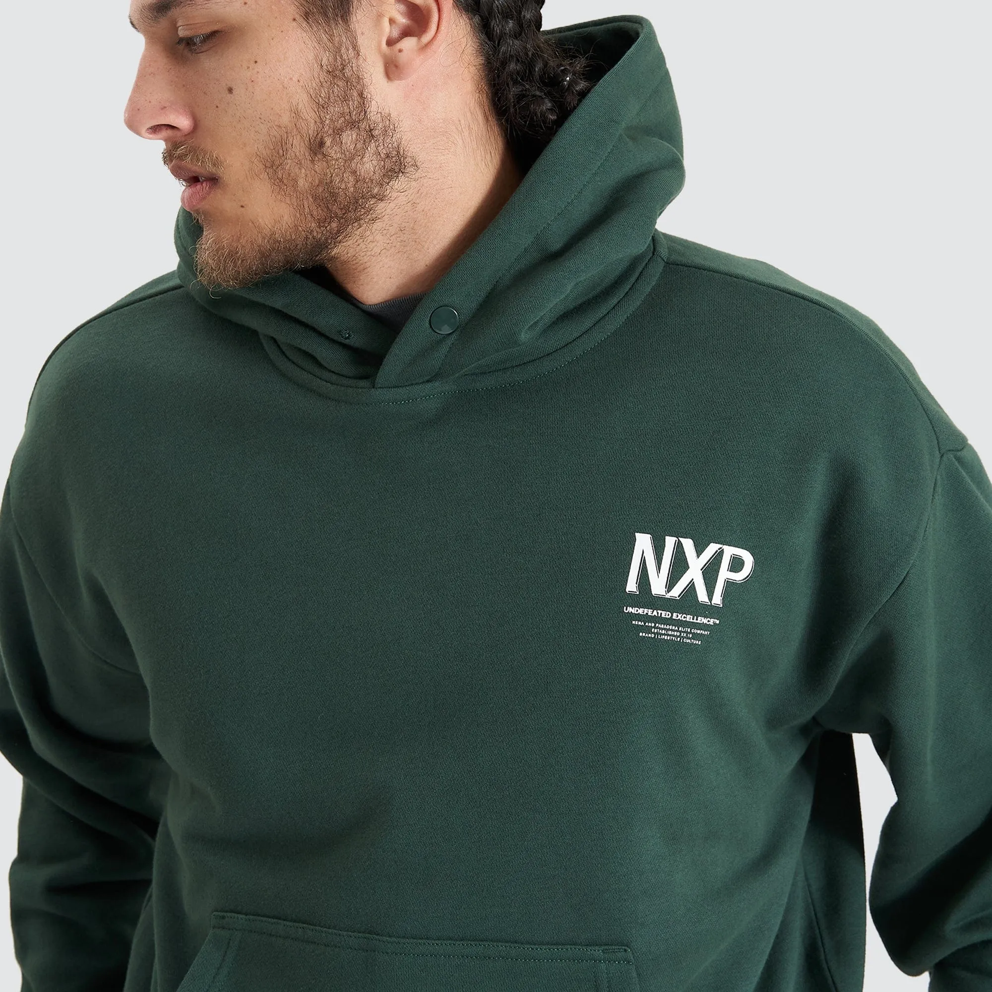 Platinum Heavy Box Fit Hoodie Pine Grove sold by Nena and Pasadena product image thumbnail 2