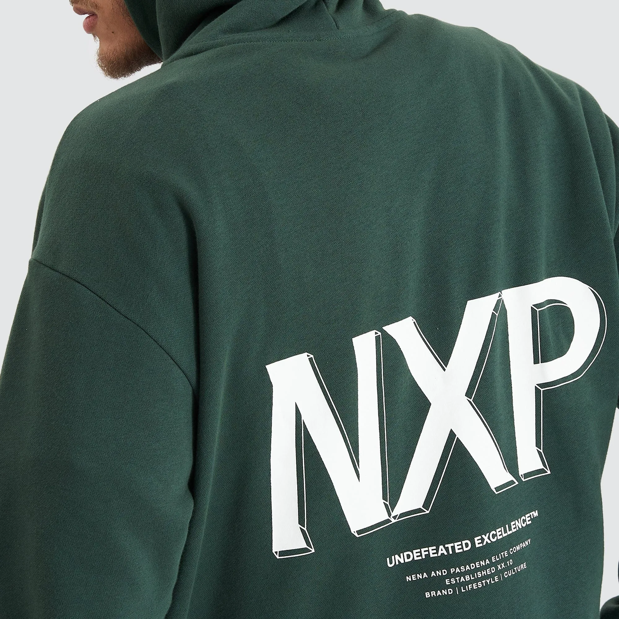 Platinum Heavy Box Fit Hoodie Pine Grove sold by Nena and Pasadena product image thumbnail 3