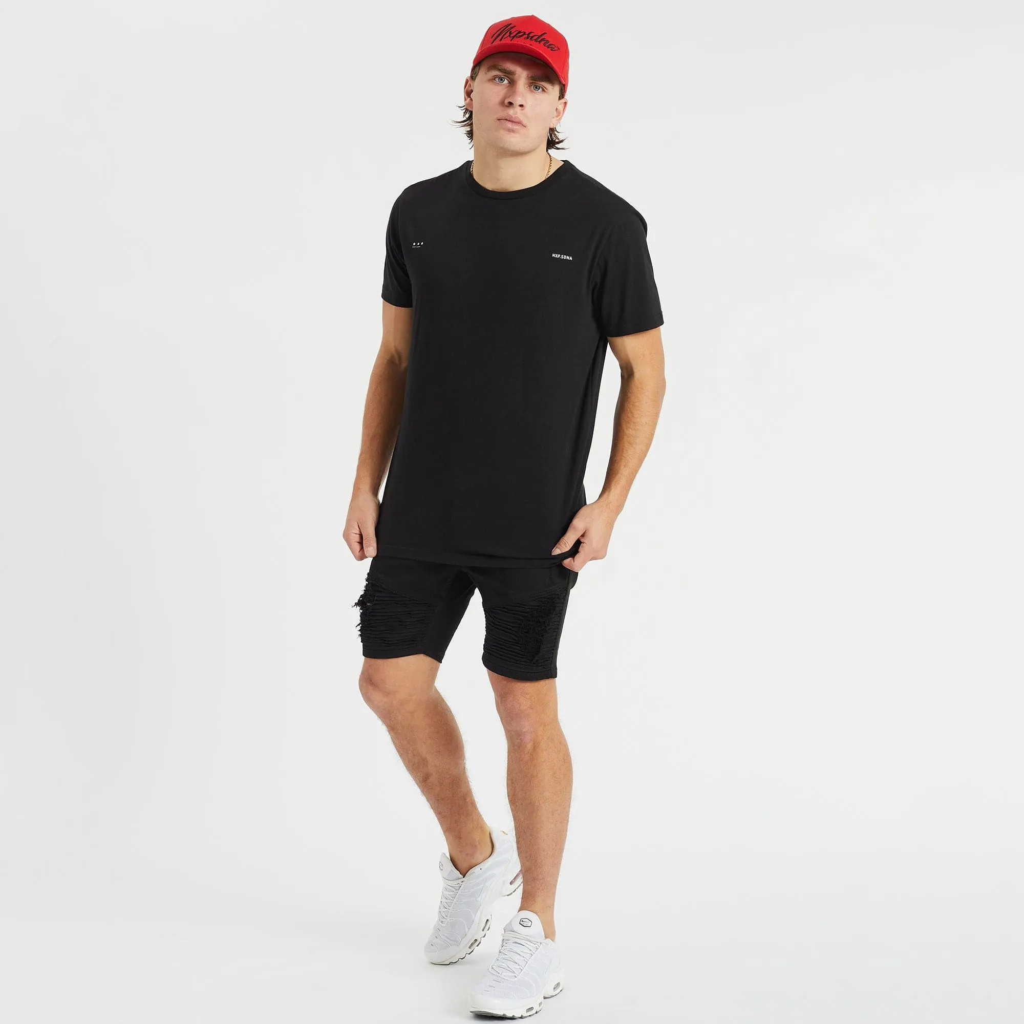 Principle Cape Back T-Shirt Jet Black sold by Nena and Pasadena product image thumbnail 2