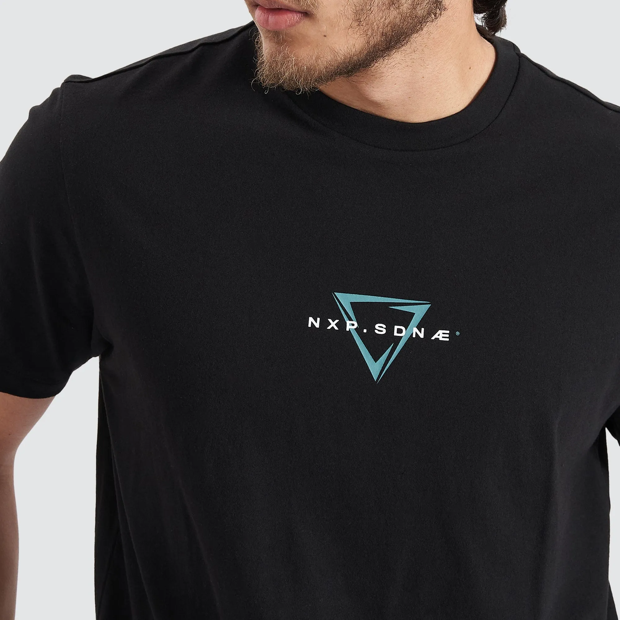 Downforce Dual Curved Tee Jet Black sold by Nena and Pasadena product image thumbnail 4