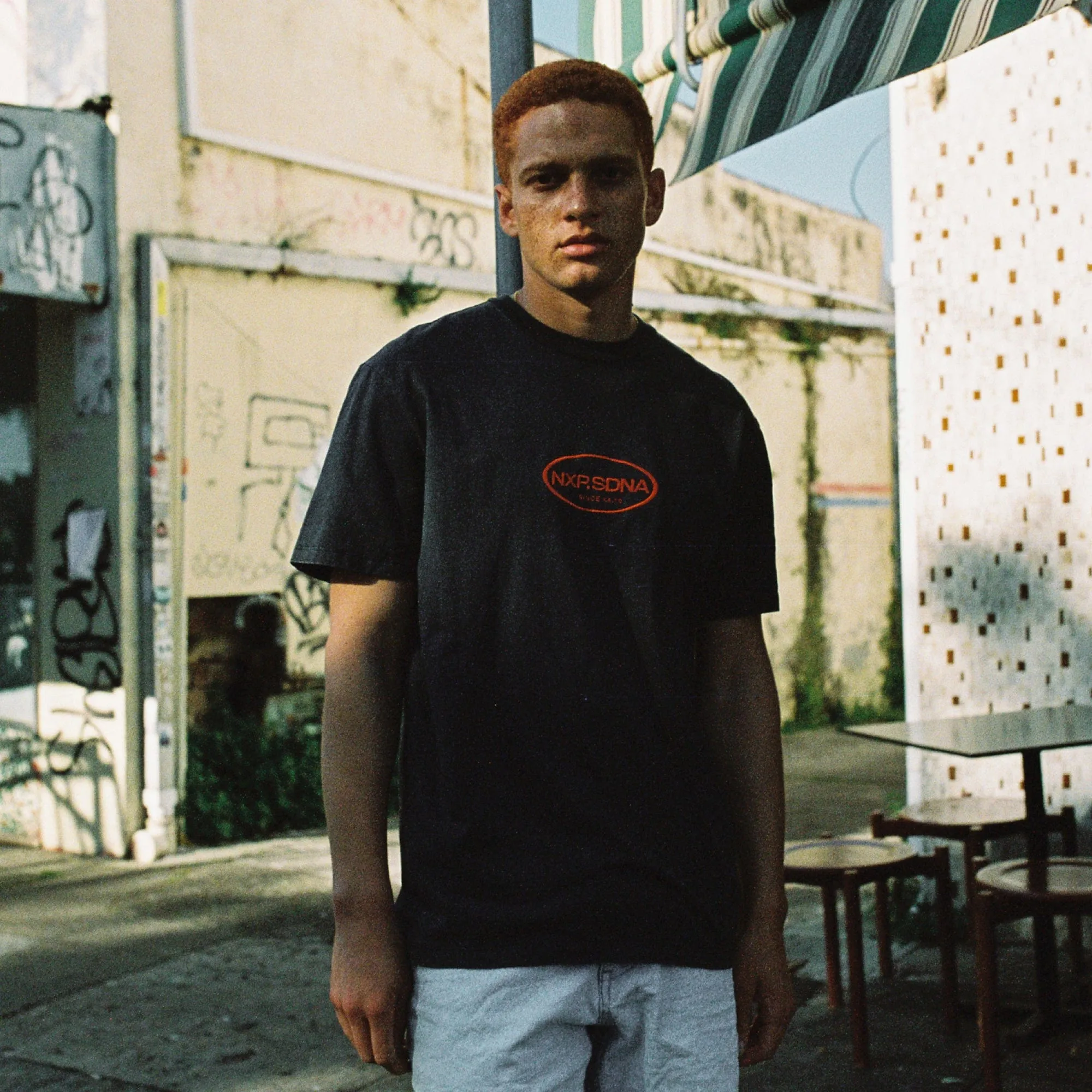 Cycle Relaxed Tee Pigment Anthracite Black sold by Nena and Pasadena product image thumbnail 3