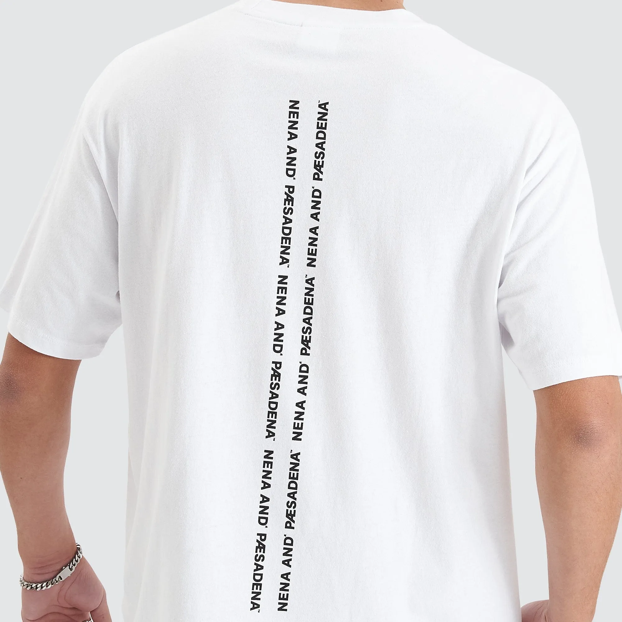 Compound Heavy Box Fit Tee Optical White sold by Nena and Pasadena product image thumbnail 2