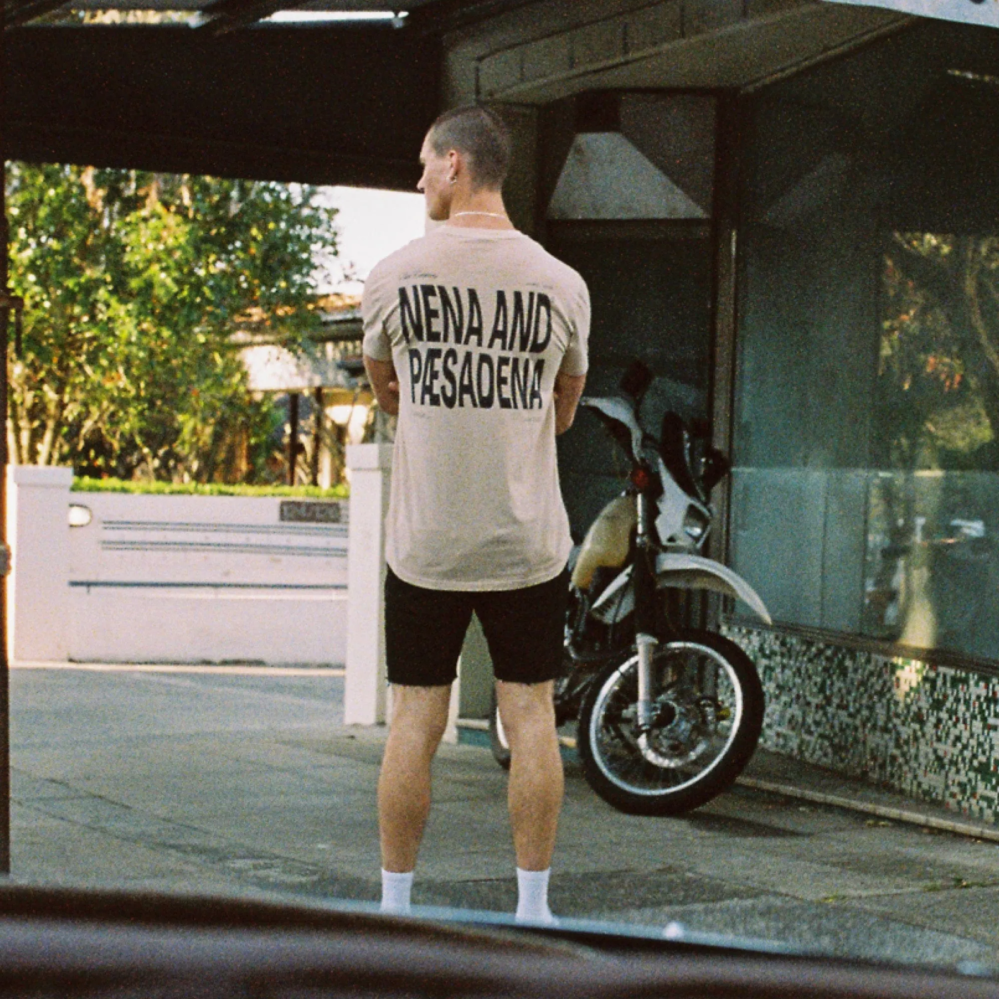 Redeemer Scoop Back Tee Pigment Oxford Tan sold by Nena and Pasadena product image thumbnail 2