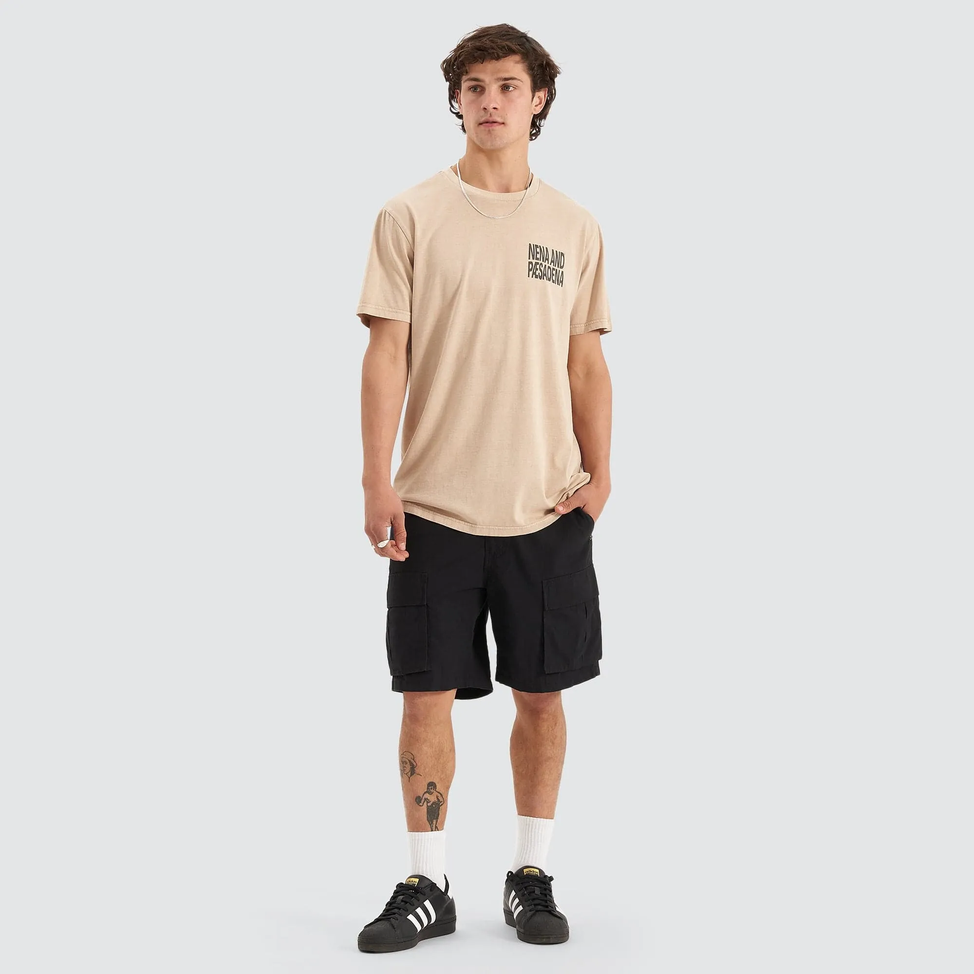 Redeemer Scoop Back Tee Pigment Oxford Tan sold by Nena and Pasadena product image thumbnail 5