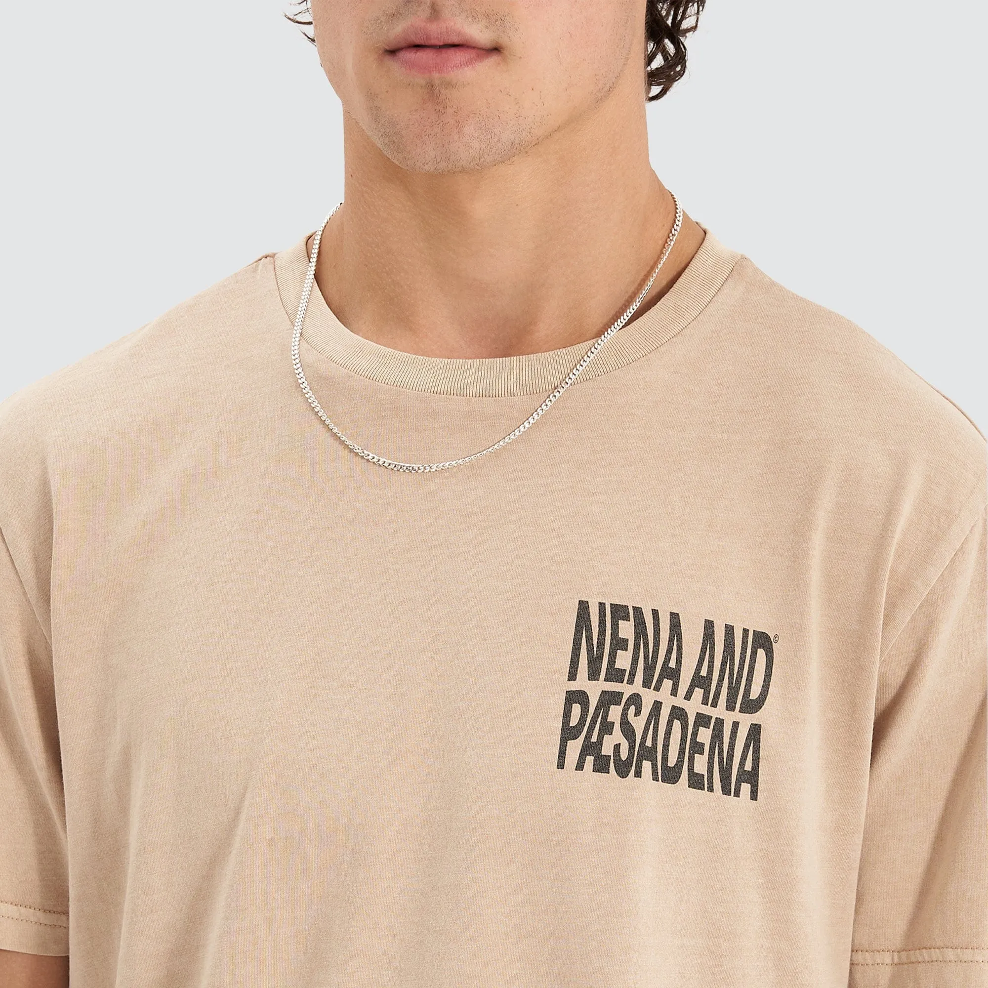 Redeemer Scoop Back Tee Pigment Oxford Tan sold by Nena and Pasadena product image thumbnail 4
