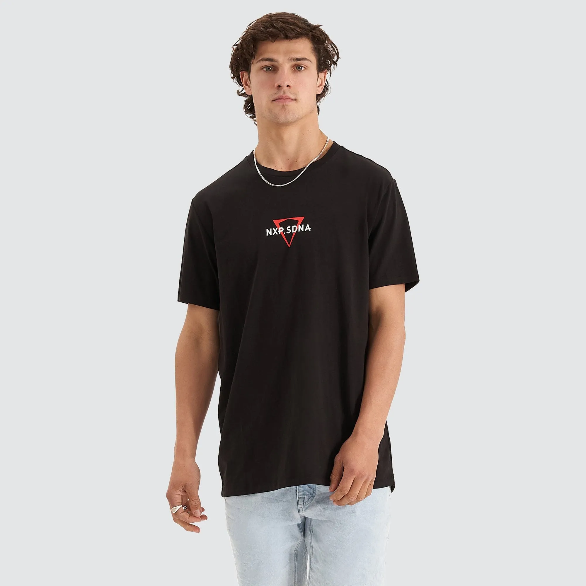 International Cape Back Tee Jet Black sold by Nena and Pasadena product image thumbnail 2