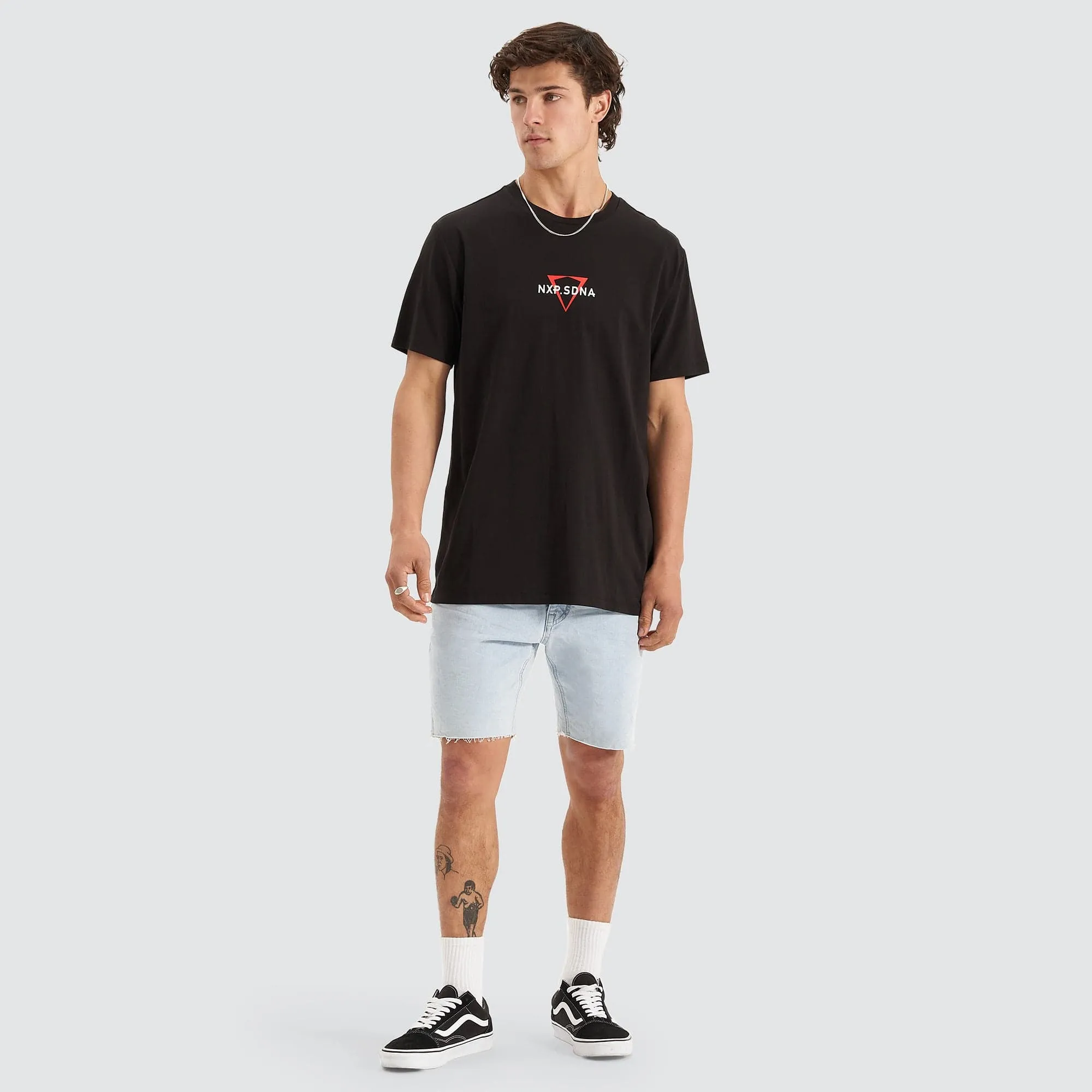 International Cape Back Tee Jet Black sold by Nena and Pasadena product image thumbnail 4