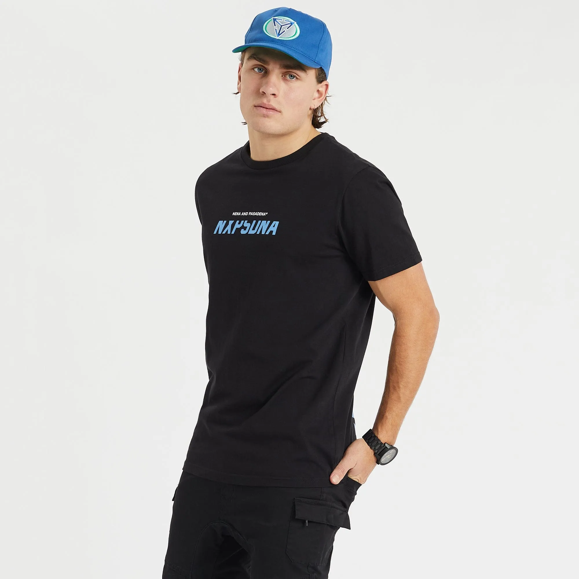 Remedy Cape Back T-Shirt Jet Black sold by Nena and Pasadena product image thumbnail 5