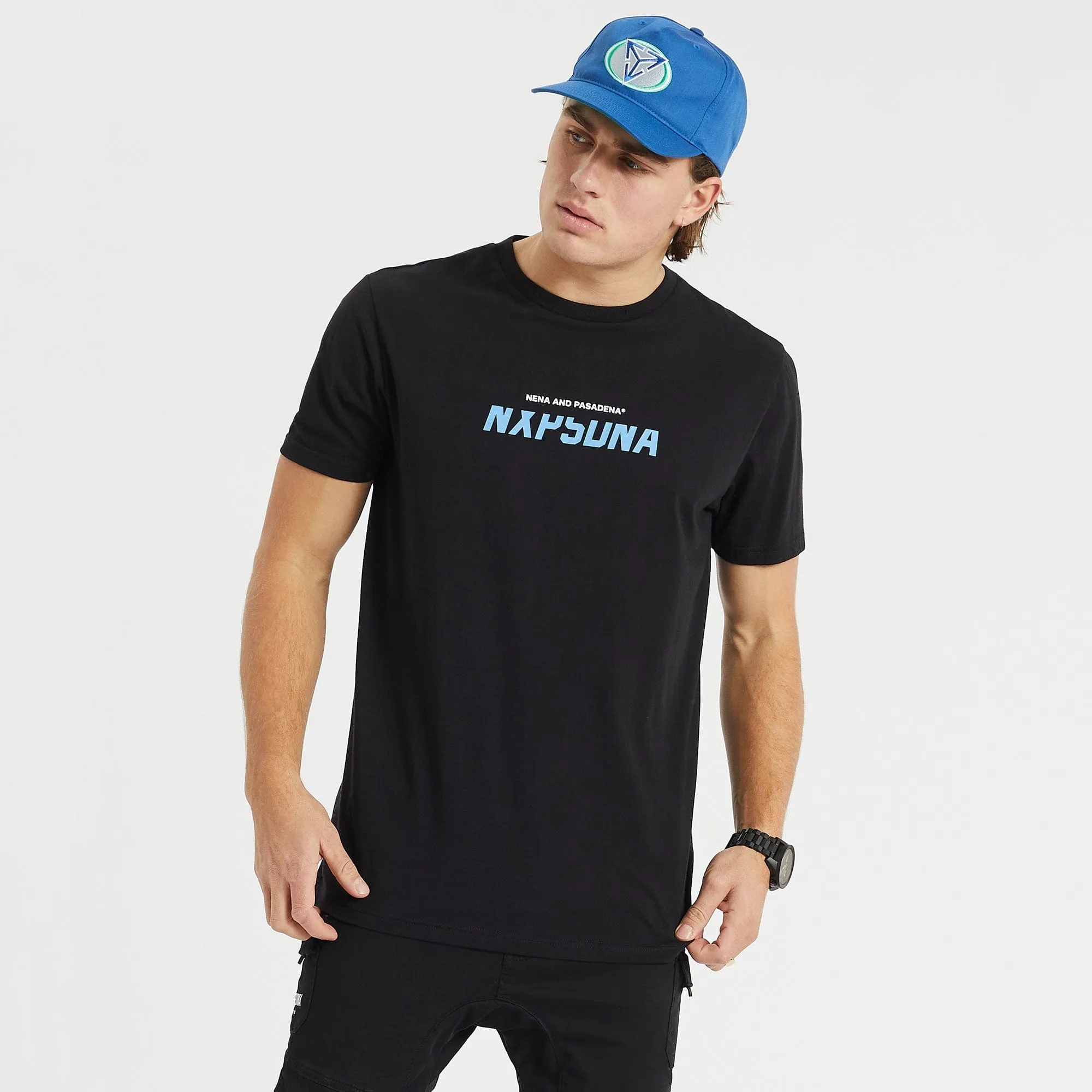 Remedy Cape Back T-Shirt Jet Black sold by Nena and Pasadena product image thumbnail 2