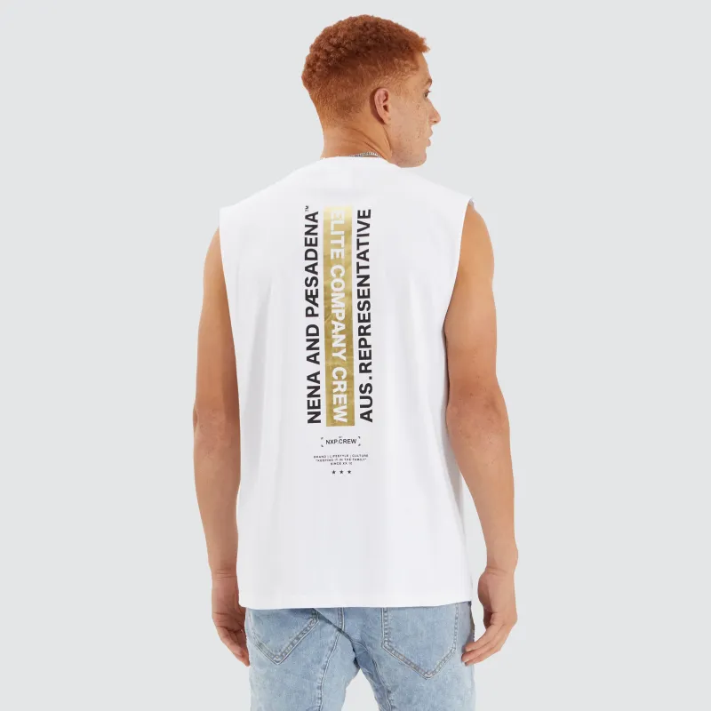 Colony Relaxed Muscle Optical White sold by Nena and Pasadena