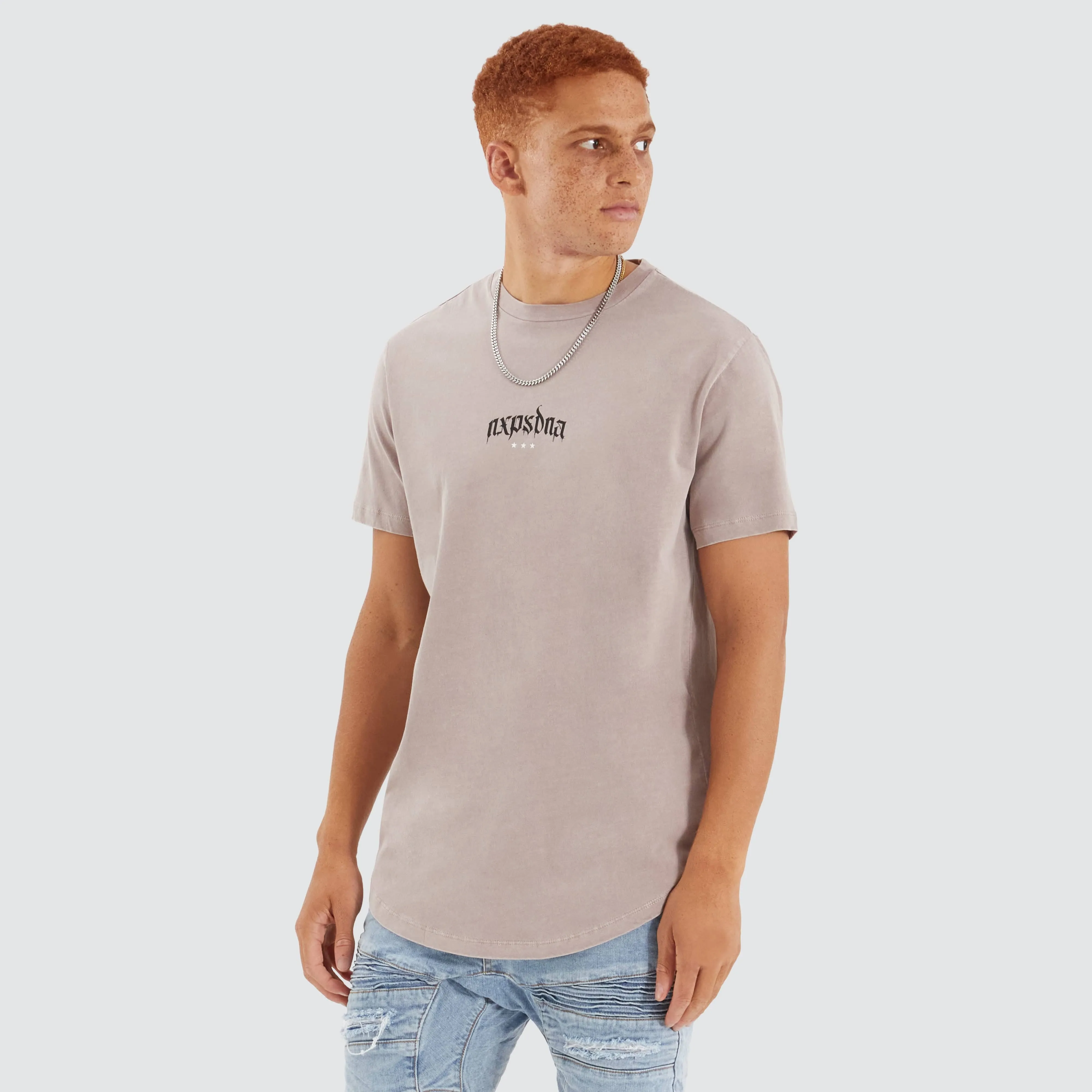 Prime Dual Curved Tee Pigment Etherea sold by Nena and Pasadena product image thumbnail 2